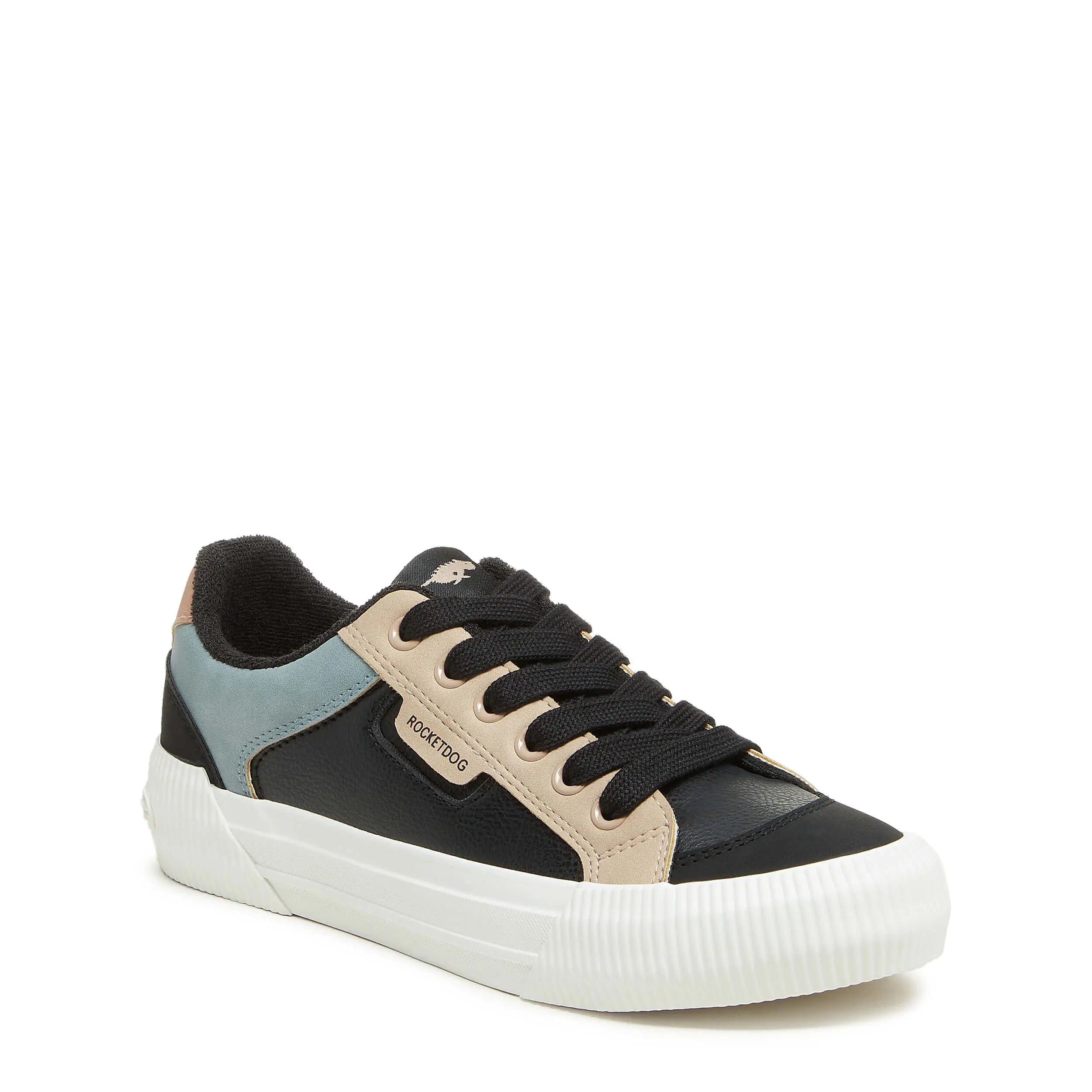 Cheery Black Color Block Sneaker - Image 4