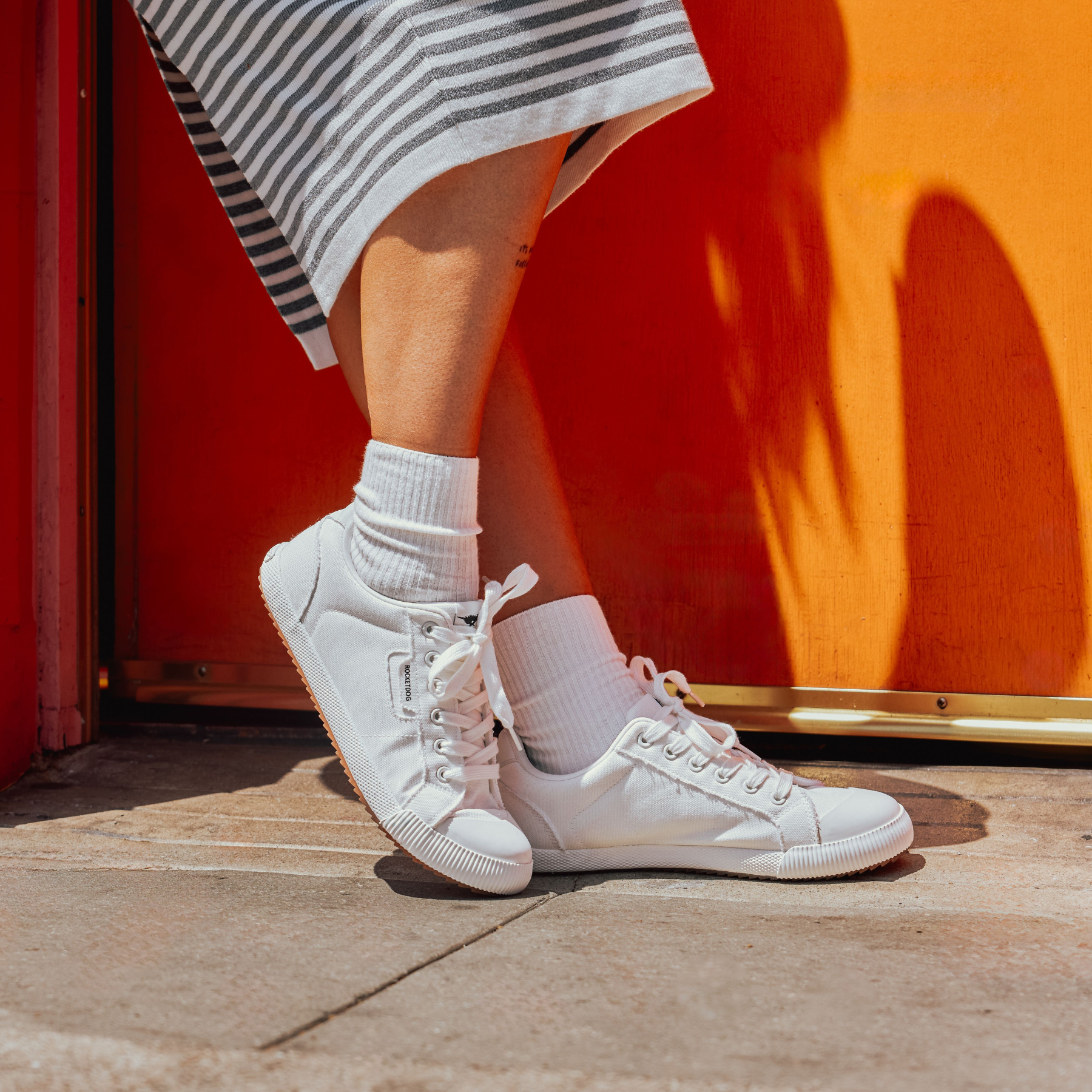 Cheery White Low Profile Sneaker - Image 2