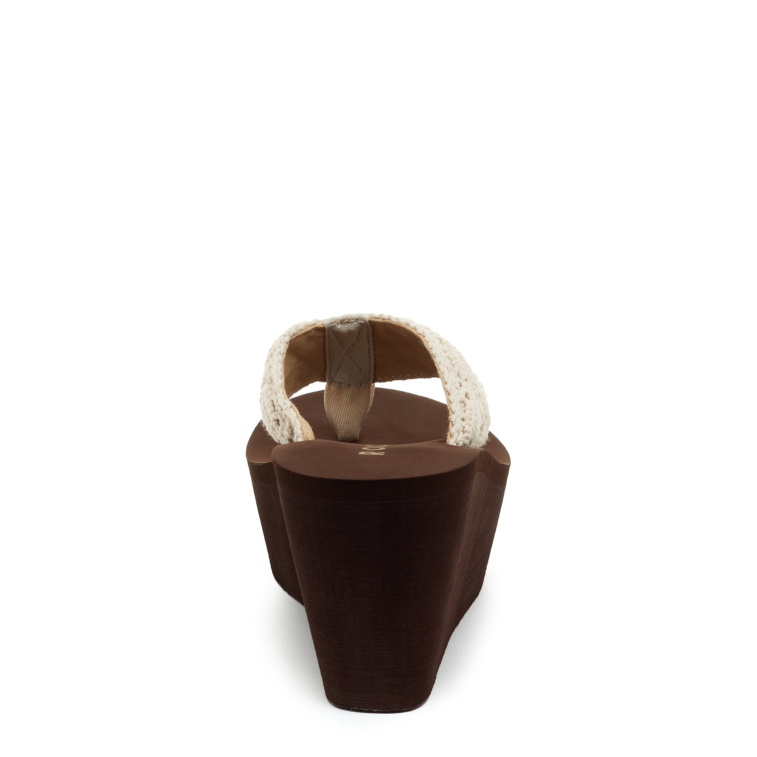 Diver Natural Crochet Wedge Flip Flop - Image 6