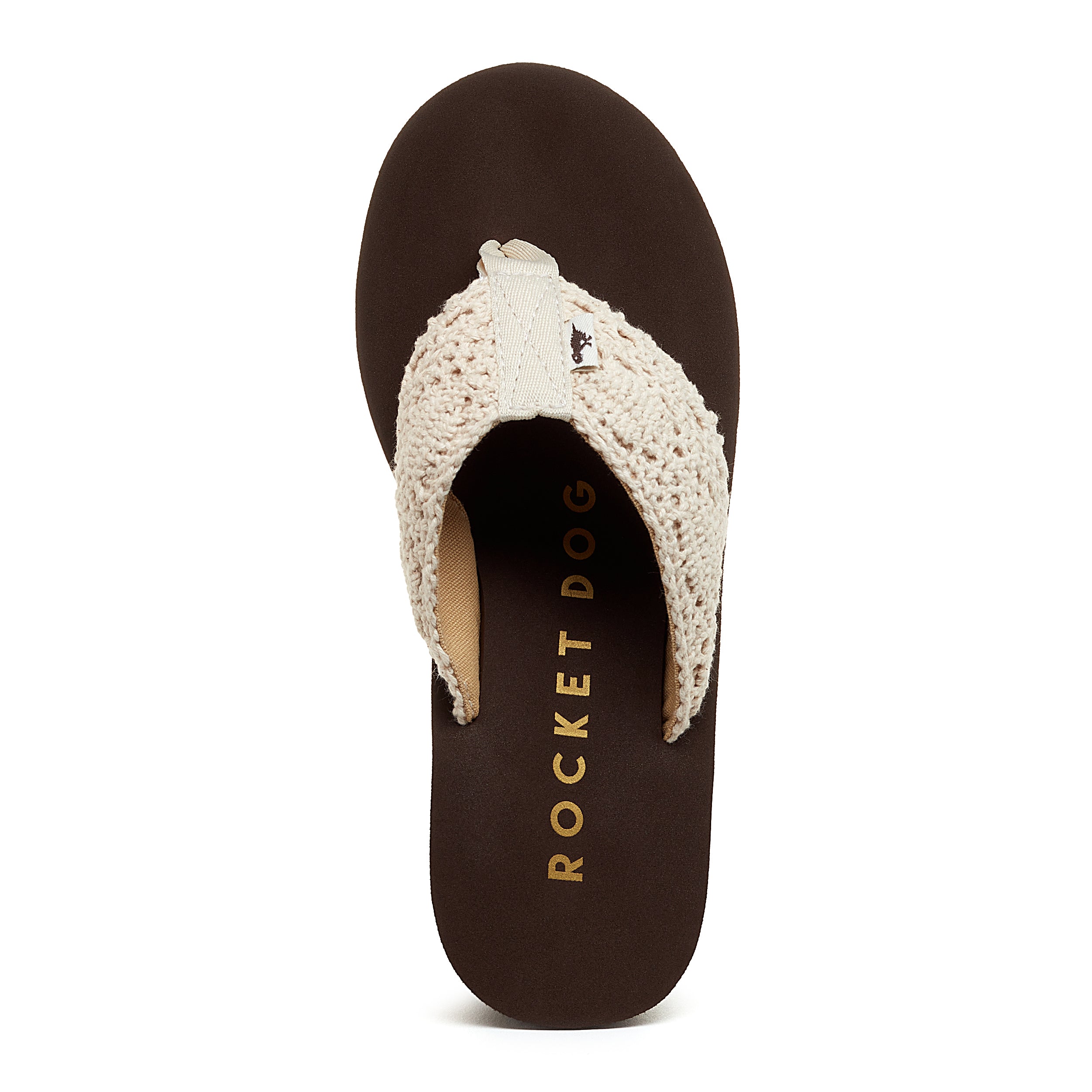 Diver Natural Crochet Wedge Flip Flop - Image 8