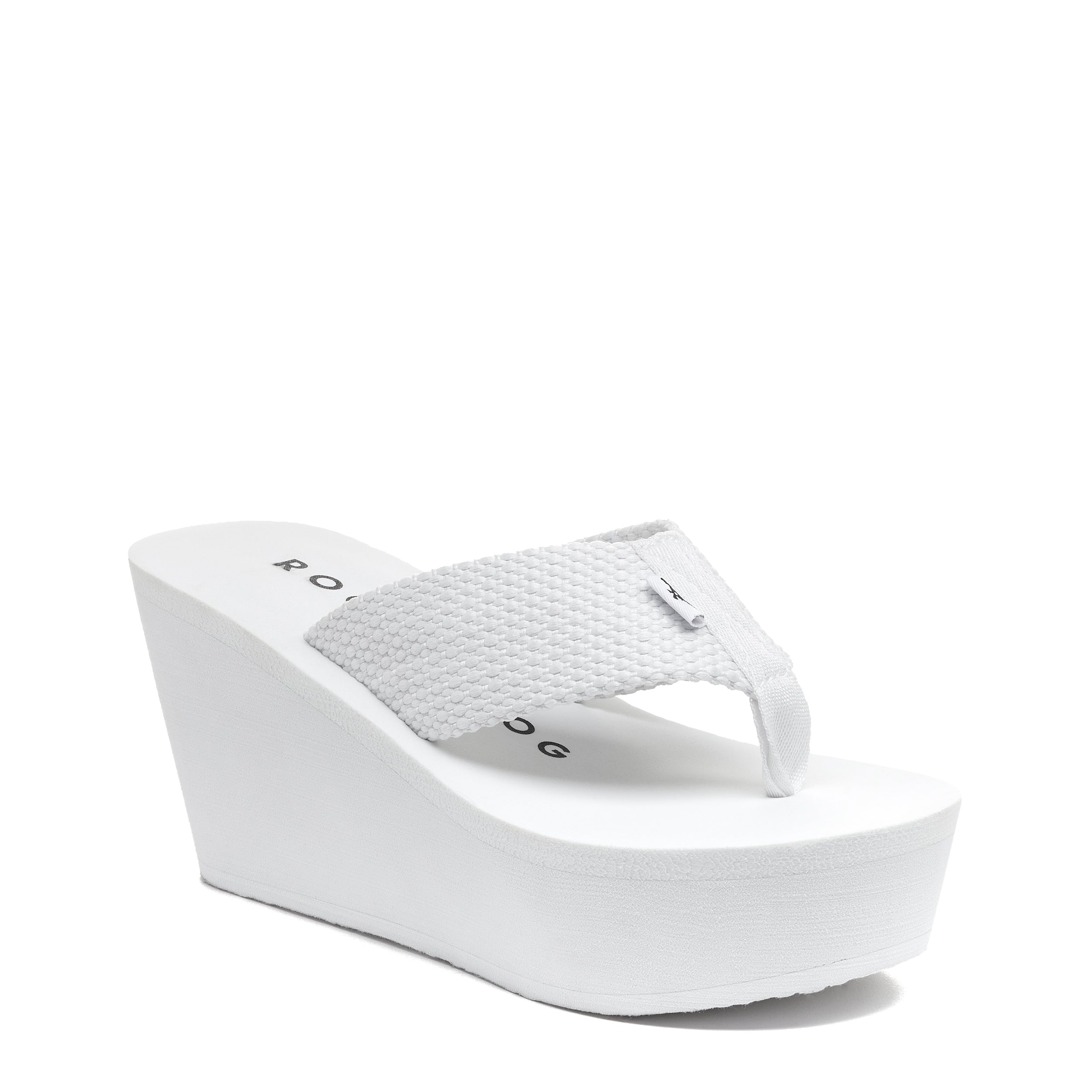 Diver White Wedge Flip Flop - Image 3