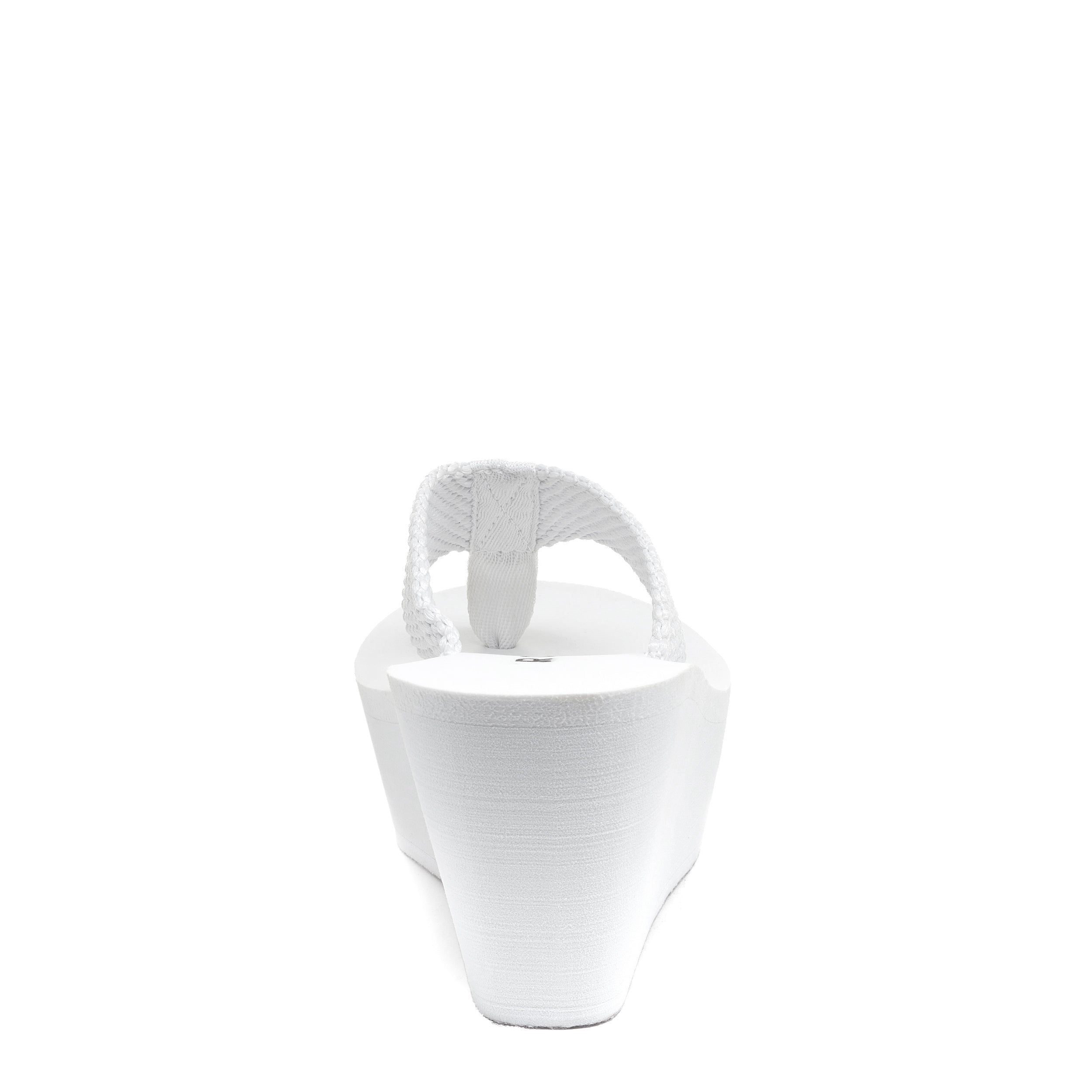 Diver White Wedge Flip Flop - Image 4