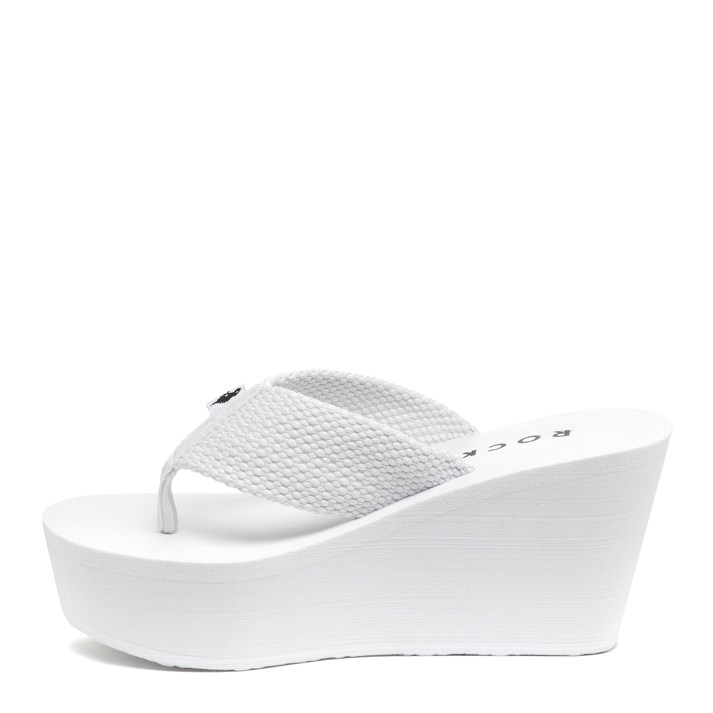 Diver White Wedge Flip Flop - Image 5