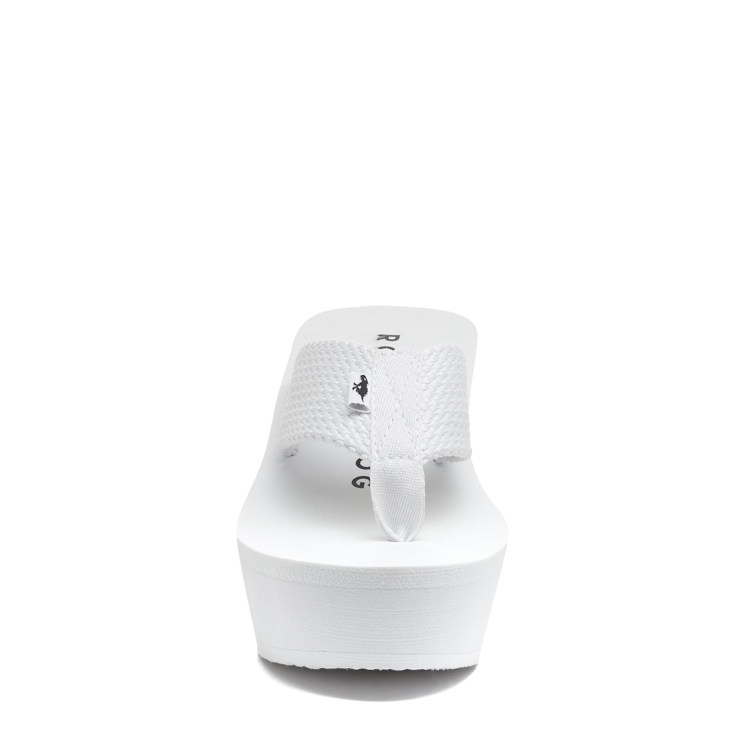 Diver White Wedge Flip Flop - Image 6