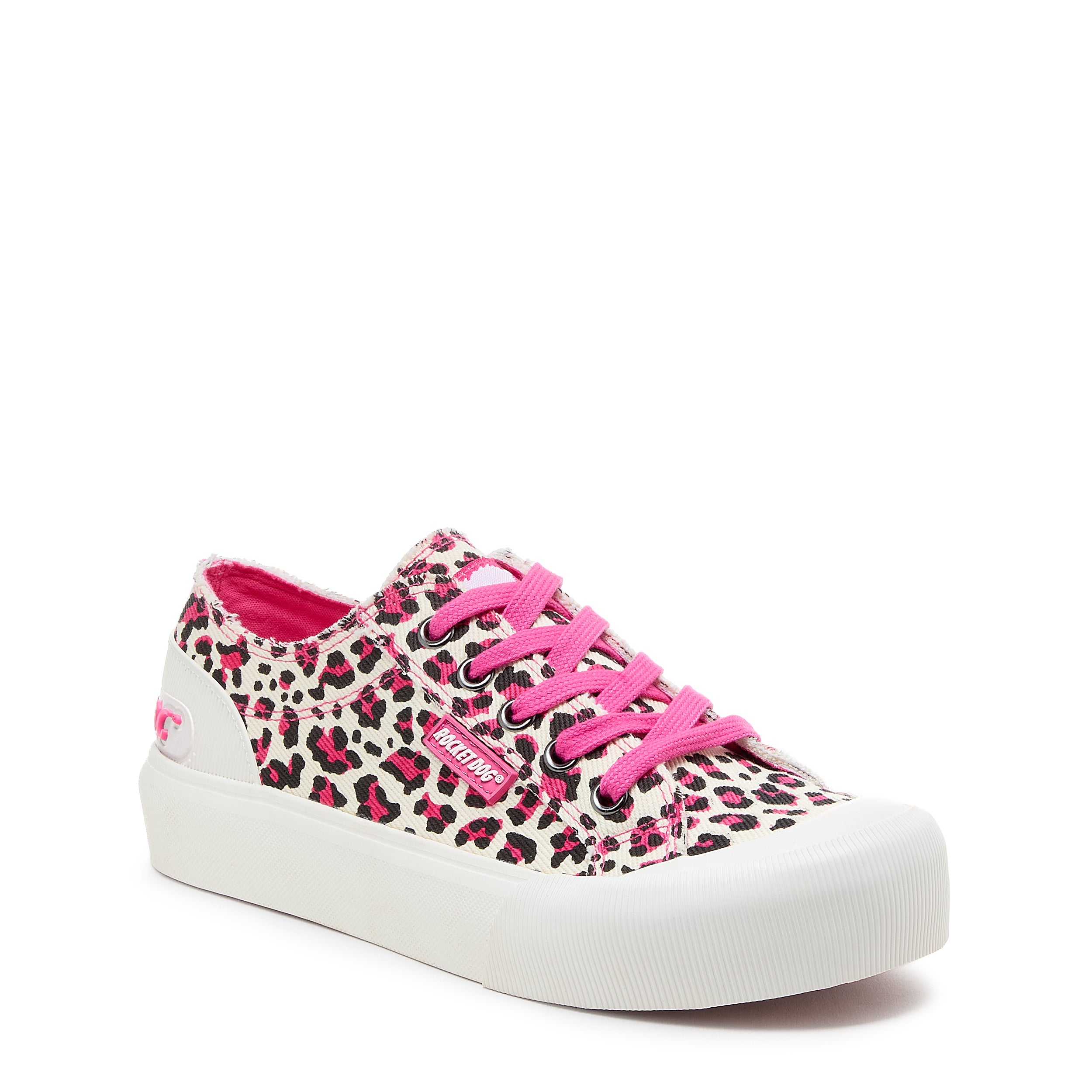 Jazzin Plus Pink Leopard Sneaker - Image 4