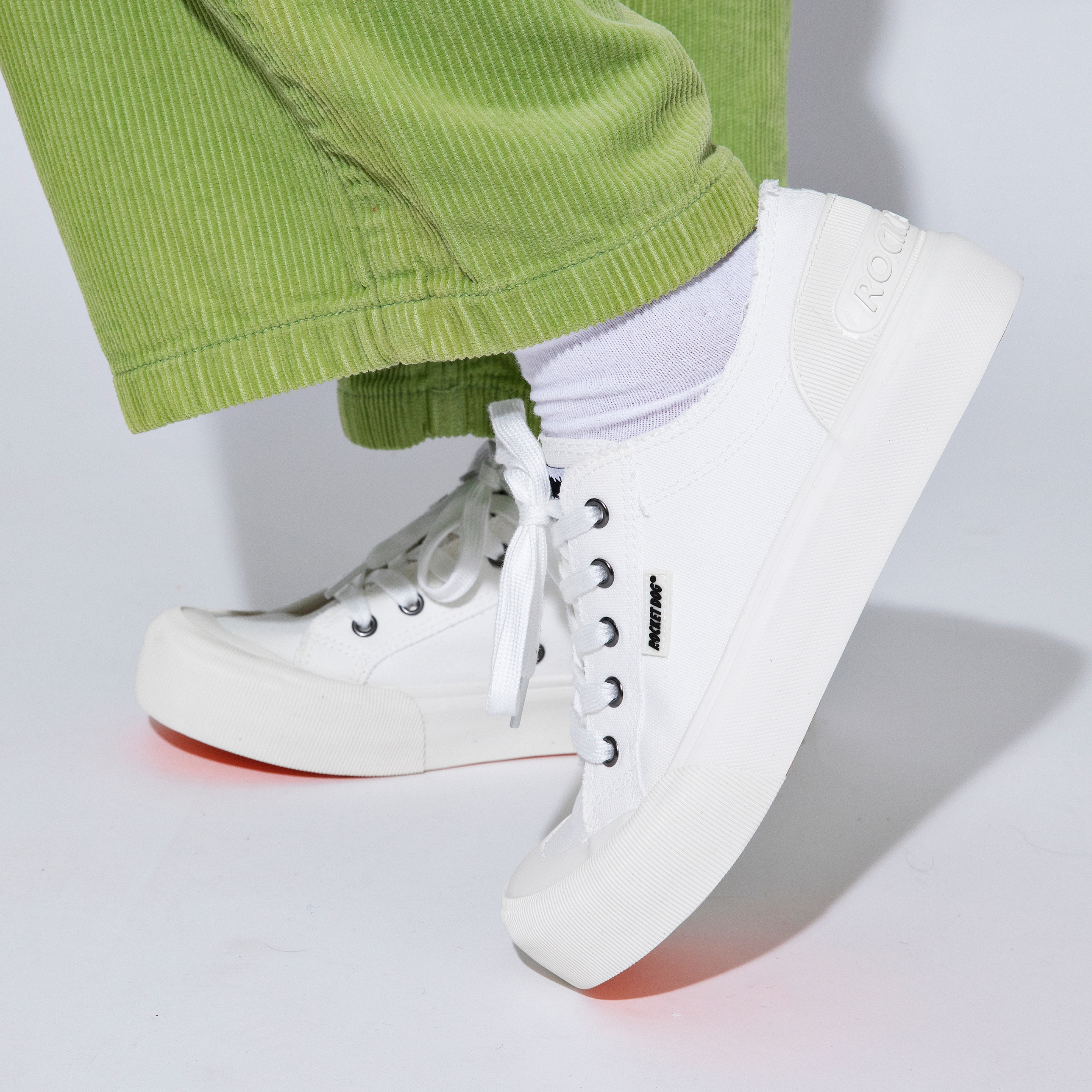 Jazzin All White Sneaker - Image 2