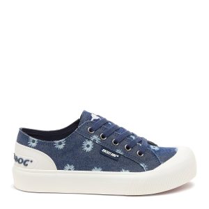 Jazzin Plus Denim Blue Floral Print sneakers