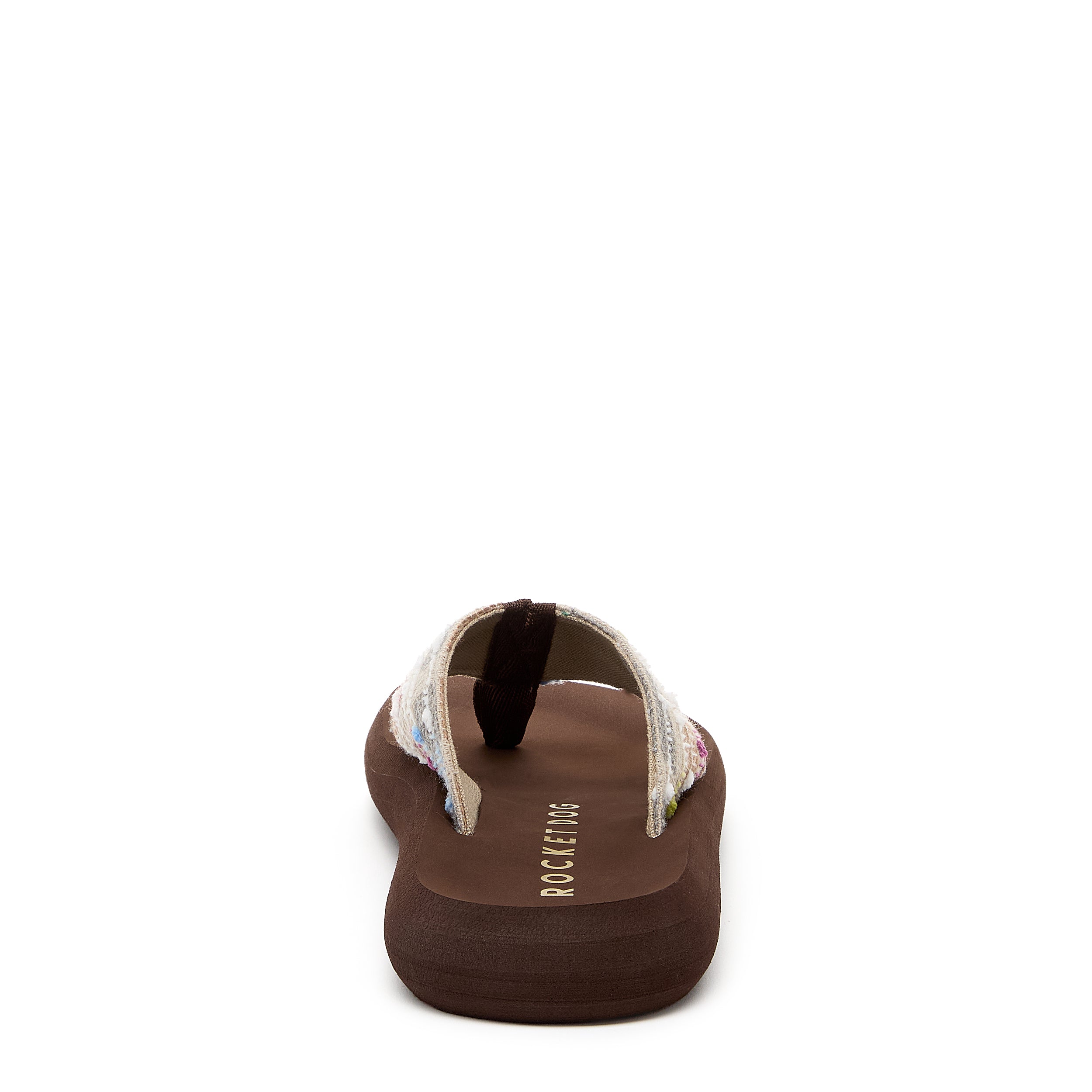 Spotlight Brown Multi Woven Flip Flop - Image 6