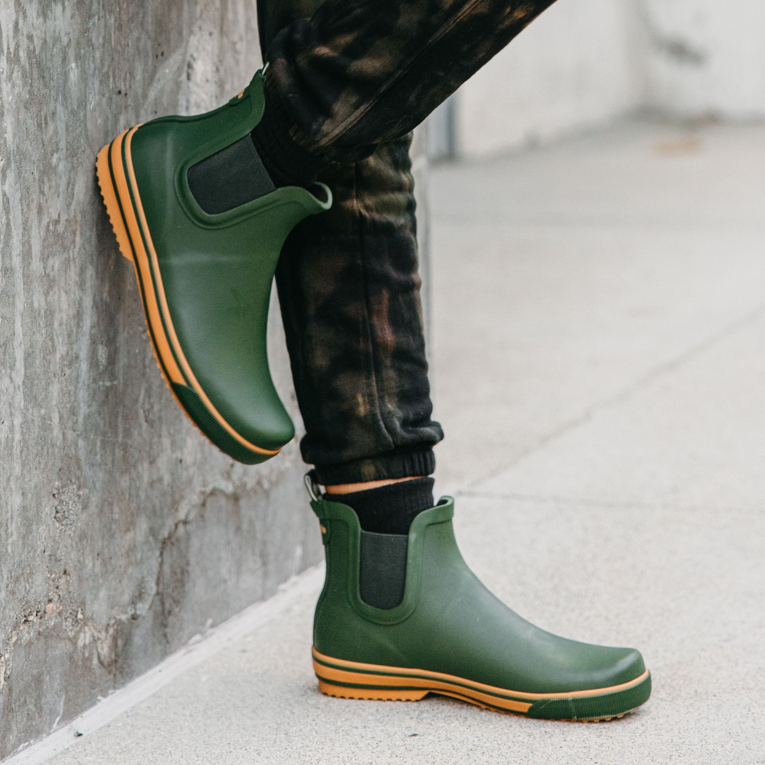 Rainbow Green Rain Bootie - Image 2