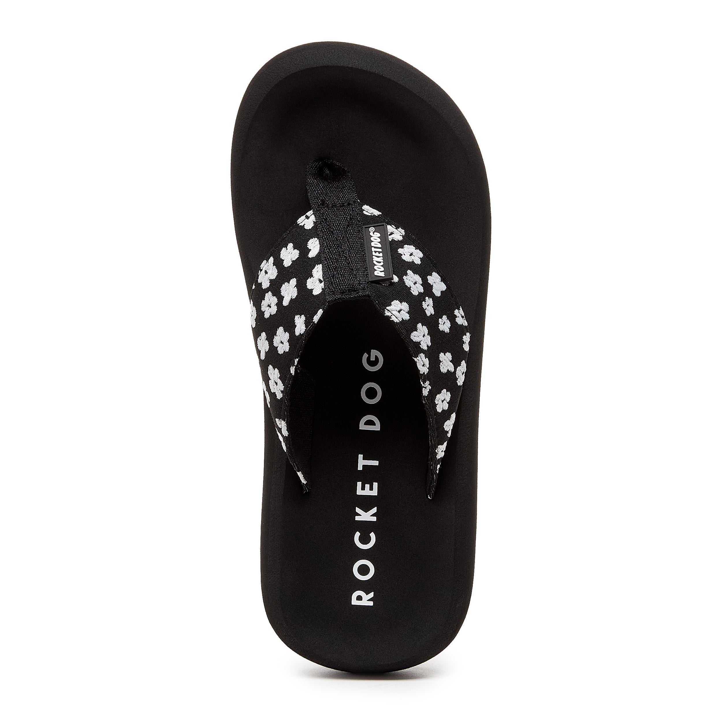 Spotlight Black Pixie Floral Flip Flop - Image 2