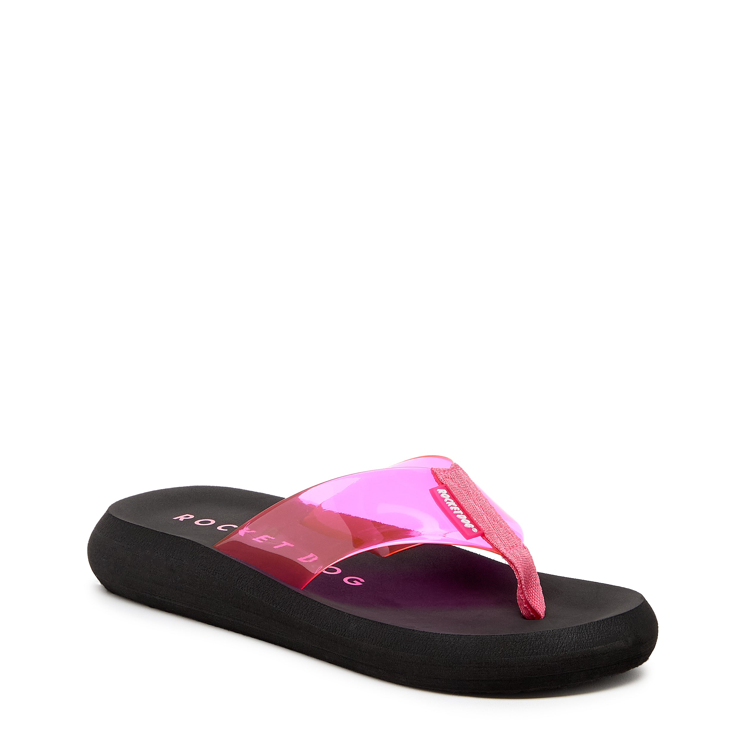 Sunset Pink Clear Flip Flop - Image 3