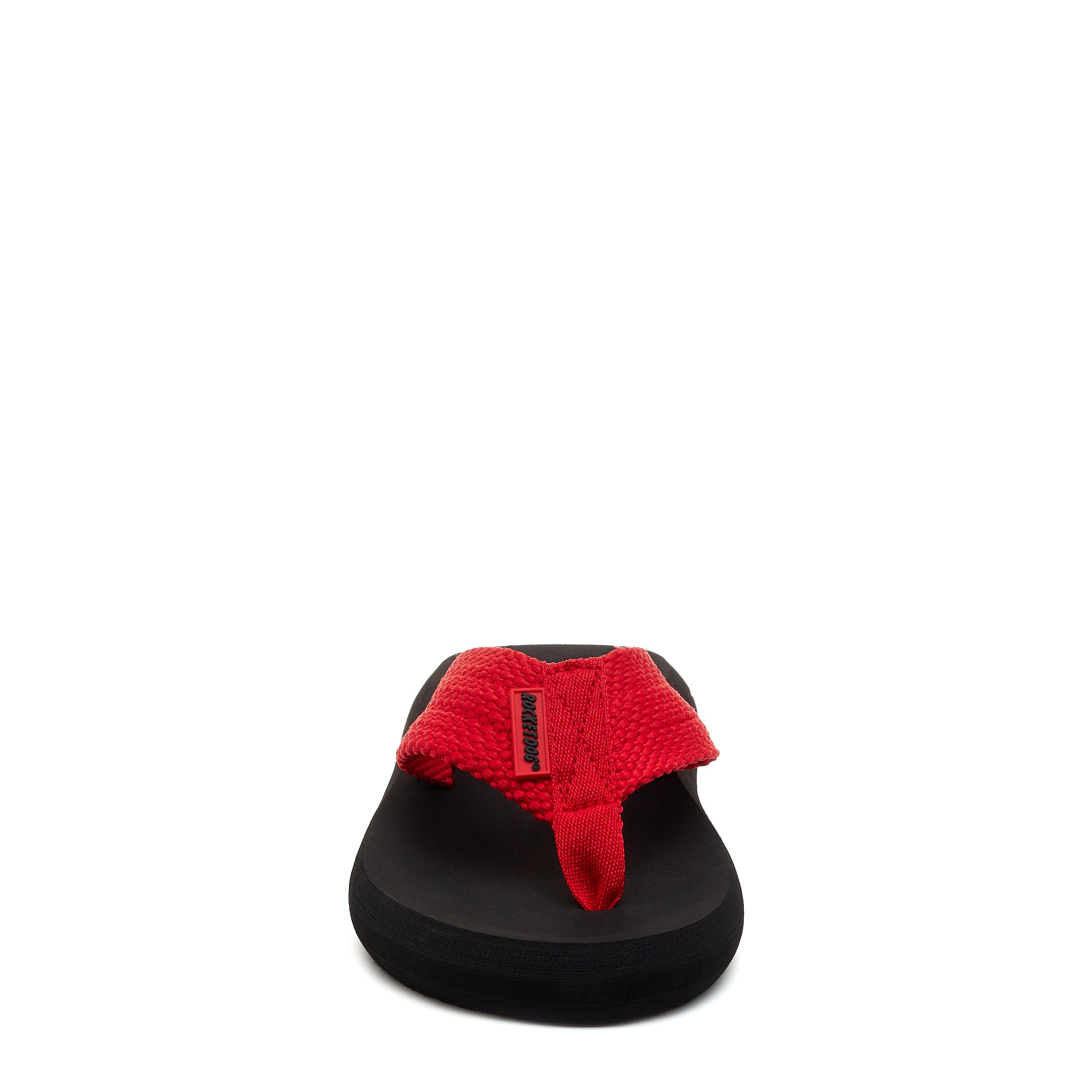 Sunset Red Webbing Flip Flop - Image 6