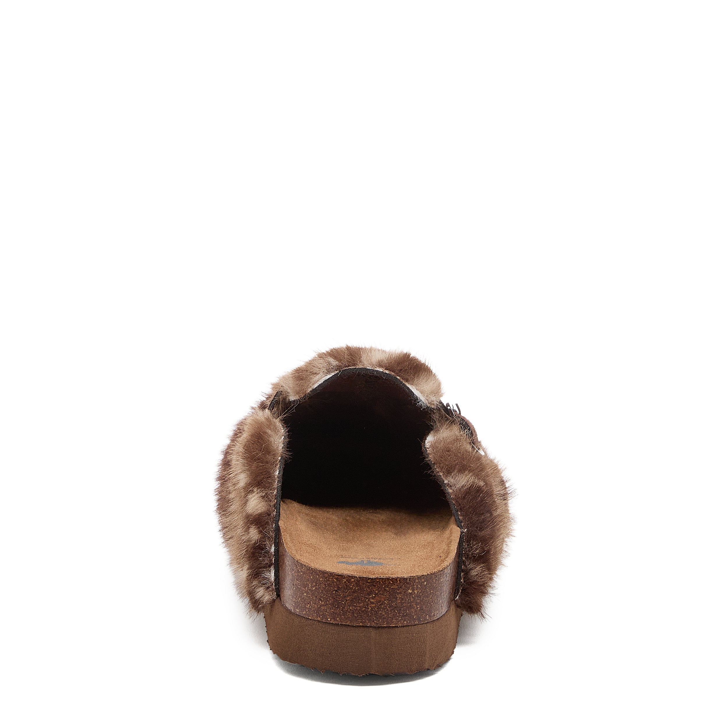 Abel Plus Brown Bambi Fur Mule - Image 5