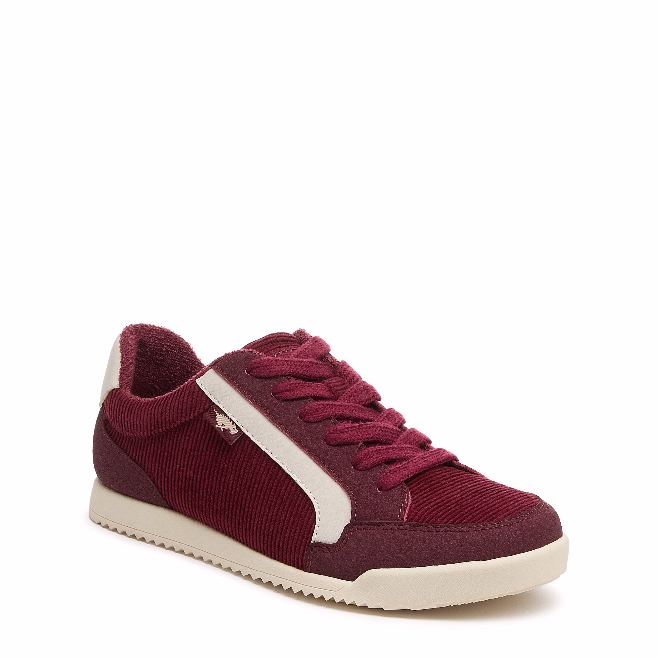 Bolt Burgundy Corduroy Sneakers - Image 4