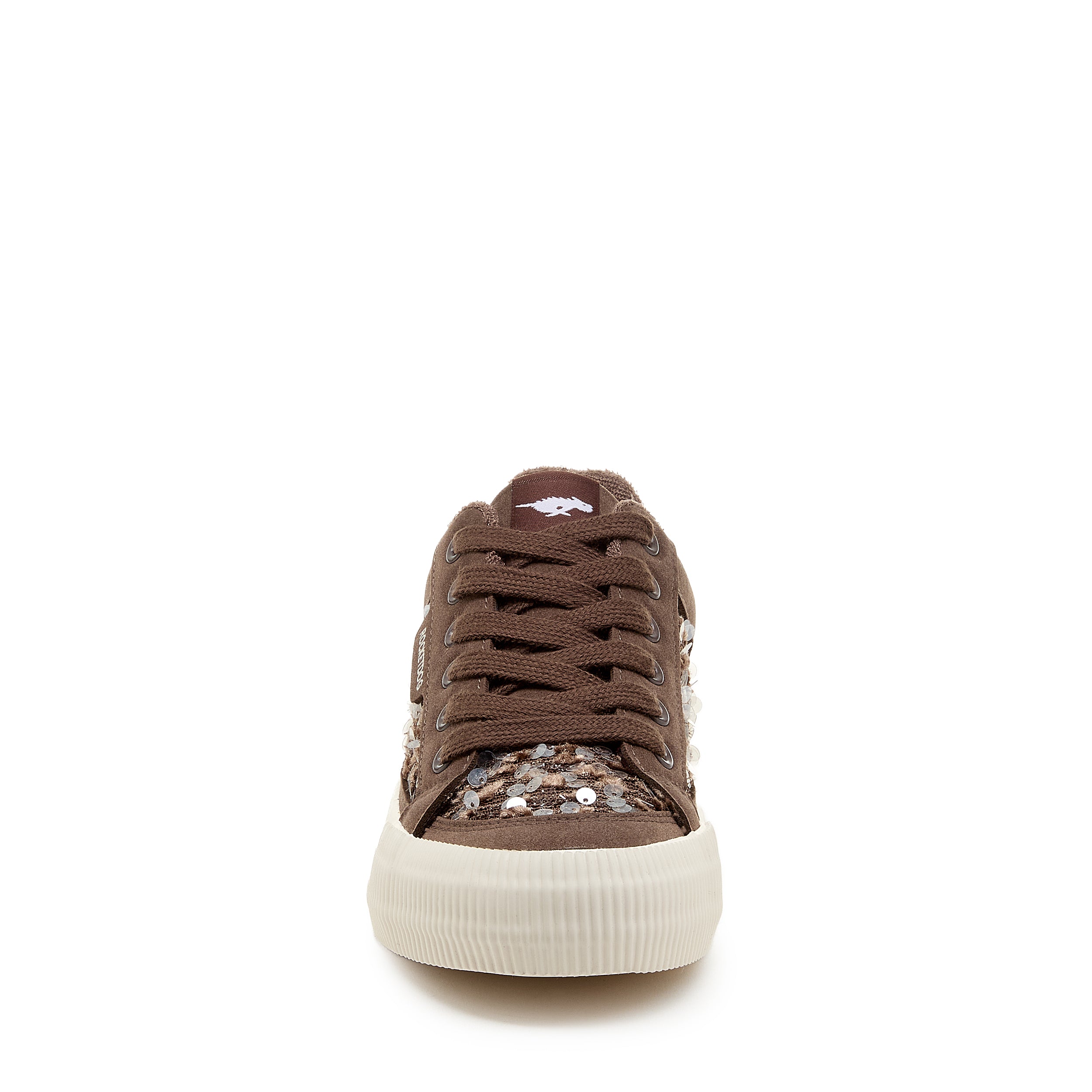 Cheery Brown Sequin Sneaker - Image 7