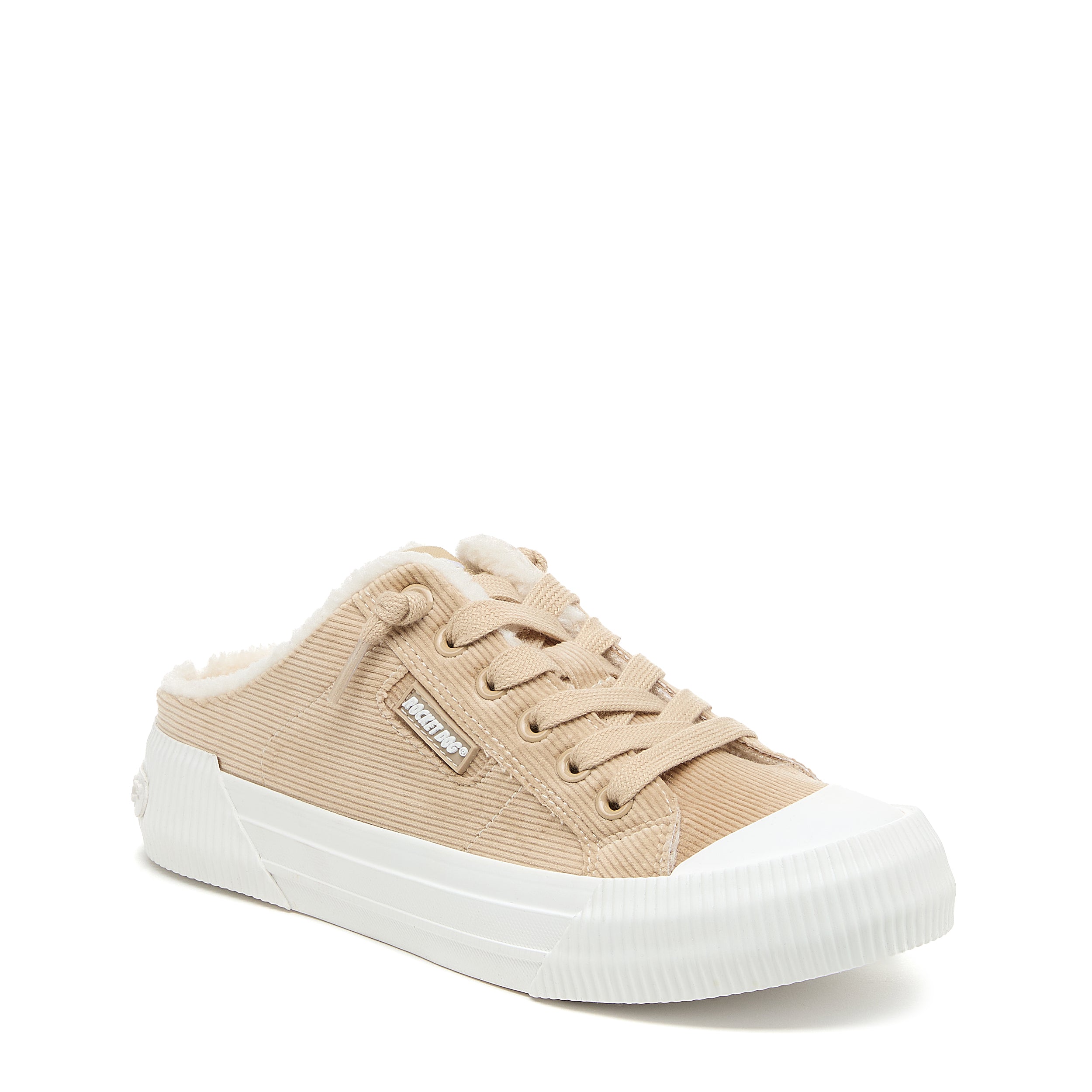 Cheery Natural Corduroy Mule Sneaker - Image 4