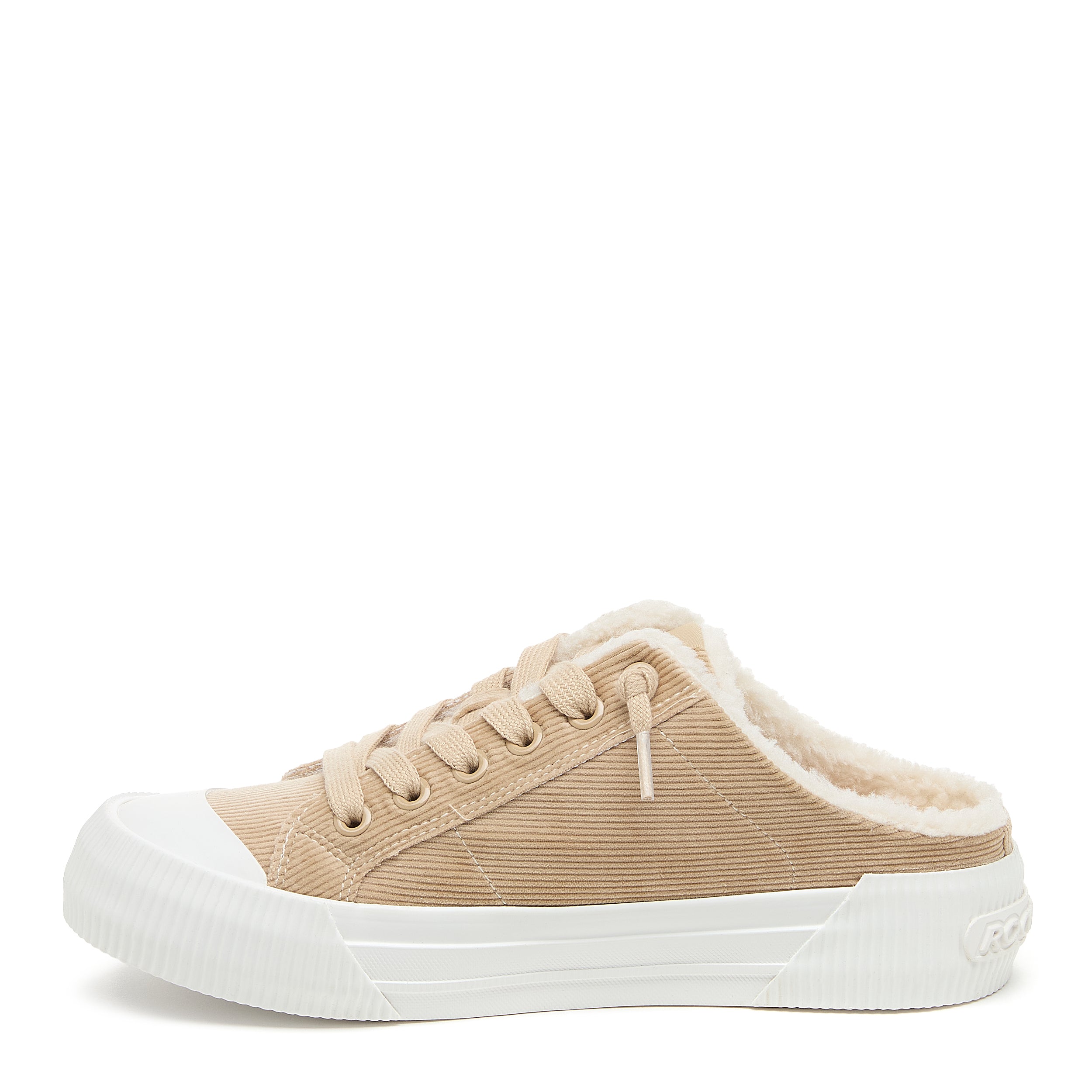 Cheery Natural Corduroy Mule Sneaker - Image 5