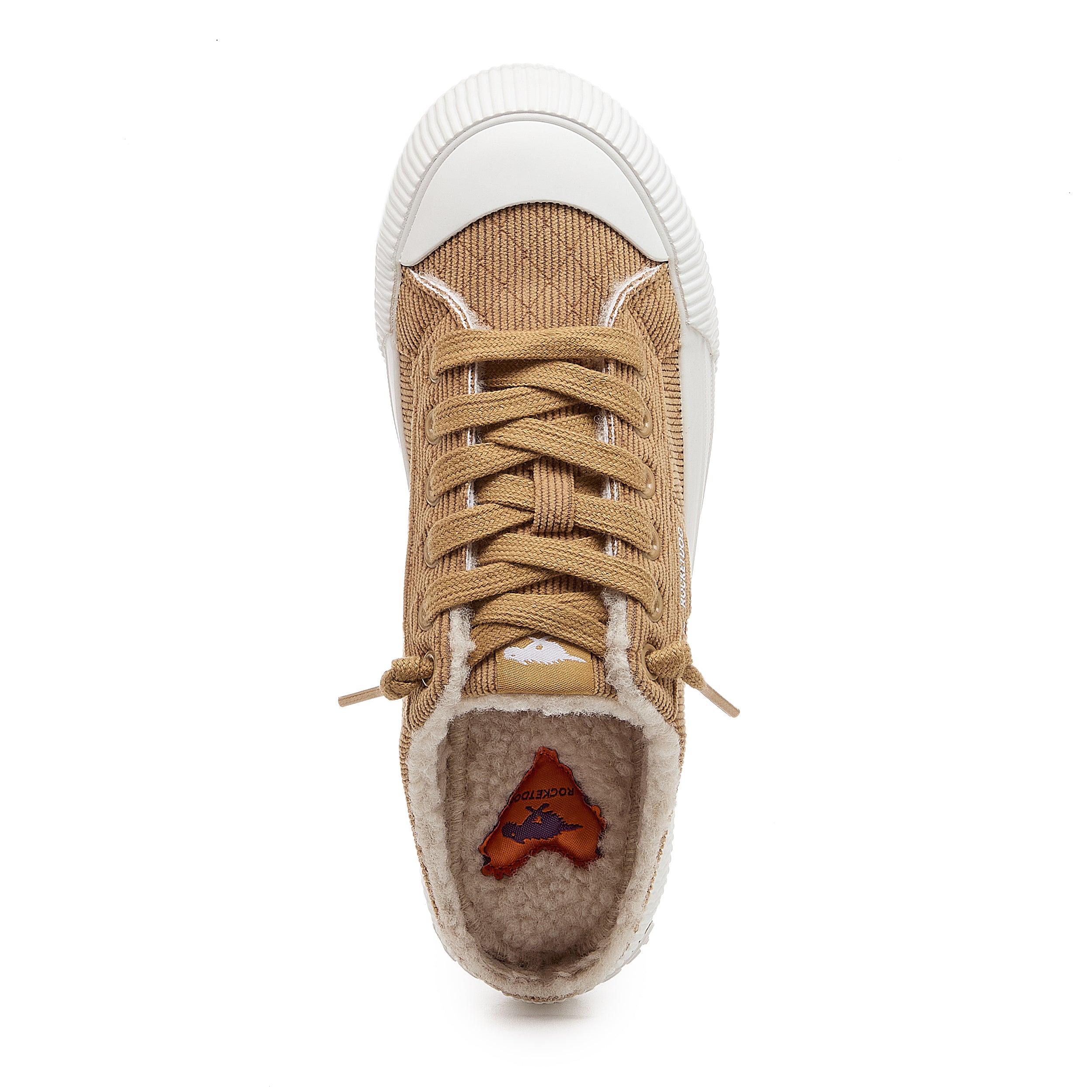 Cheery Tan Corduroy Mule Sneakers - Image 2