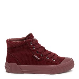Cheery Rust Corduroy High Top Sneaker