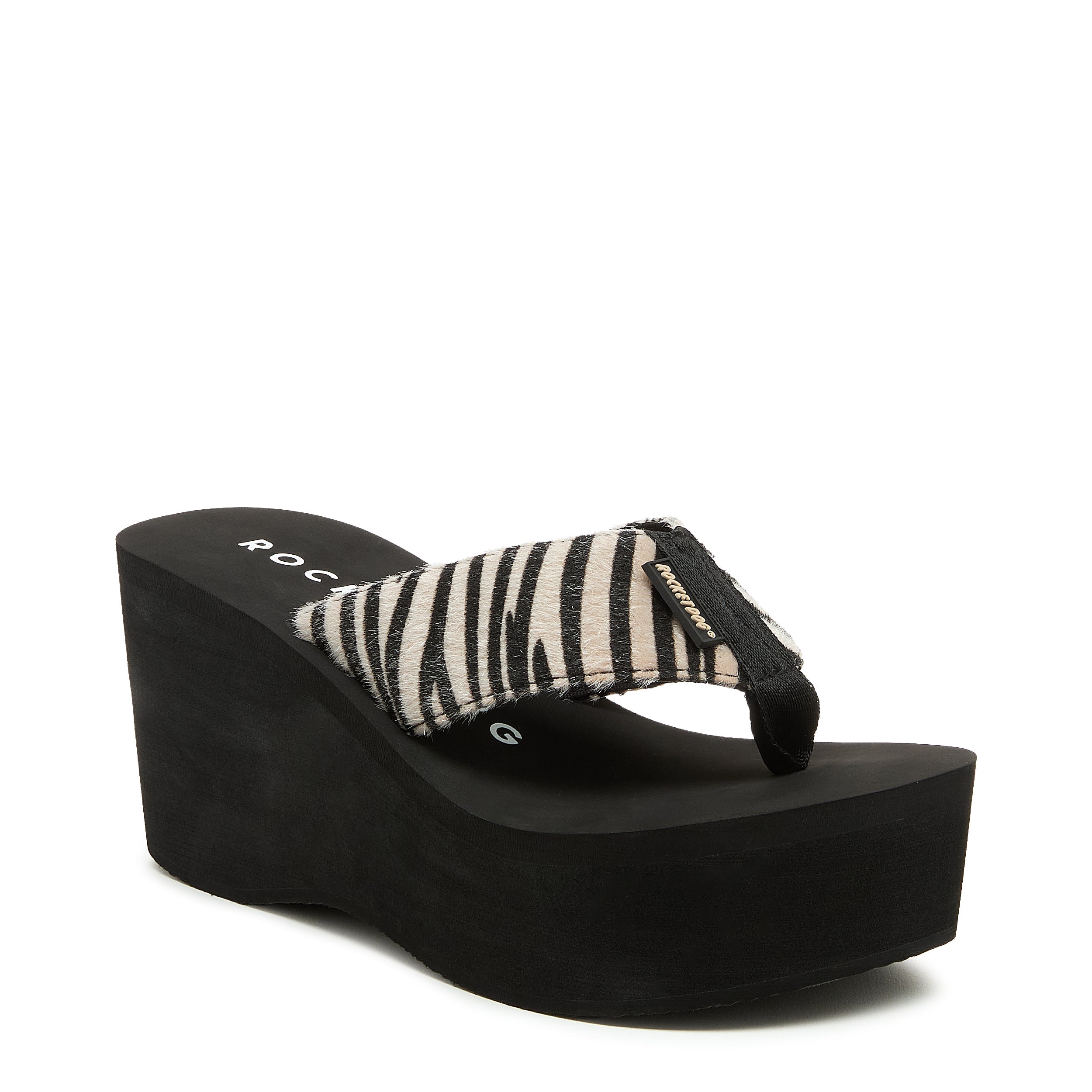 Crush Tan Animal Print Flip-Flops - Image 4