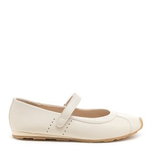 Dally Off-white Mary Jane Flat