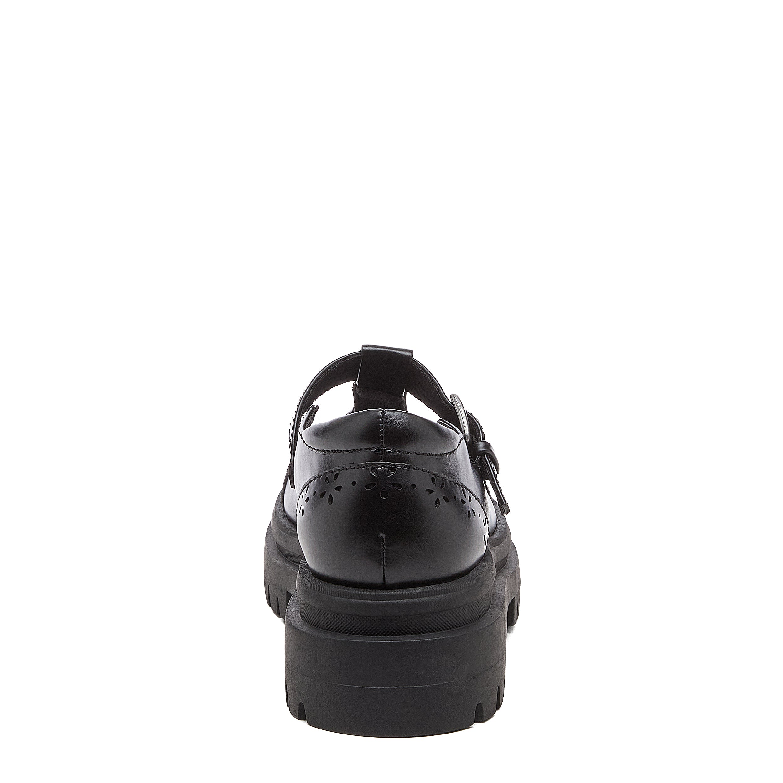 Dalma Black Chunky Mary Jane Shoes - Image 6
