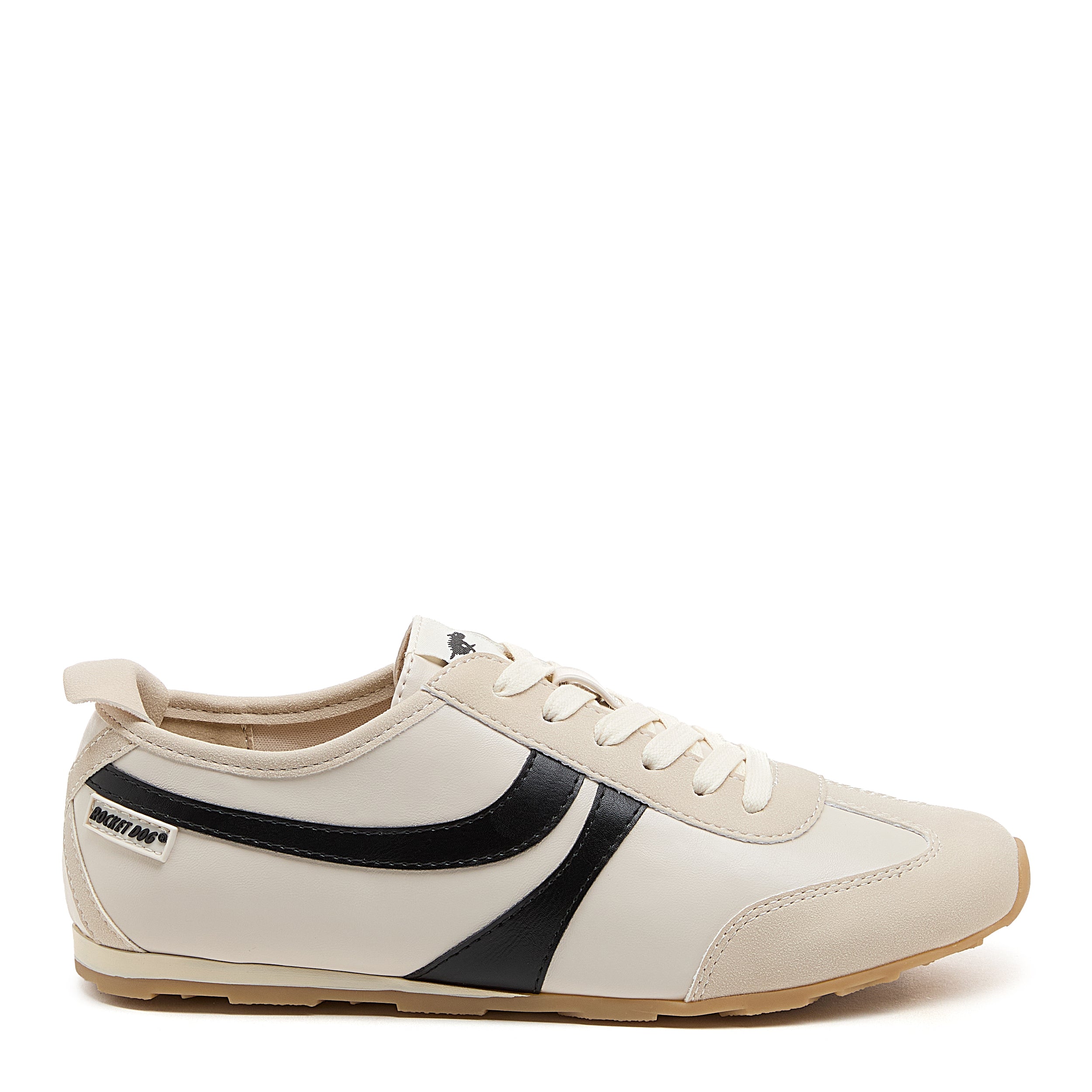 Destin Off White and Black Sneakers