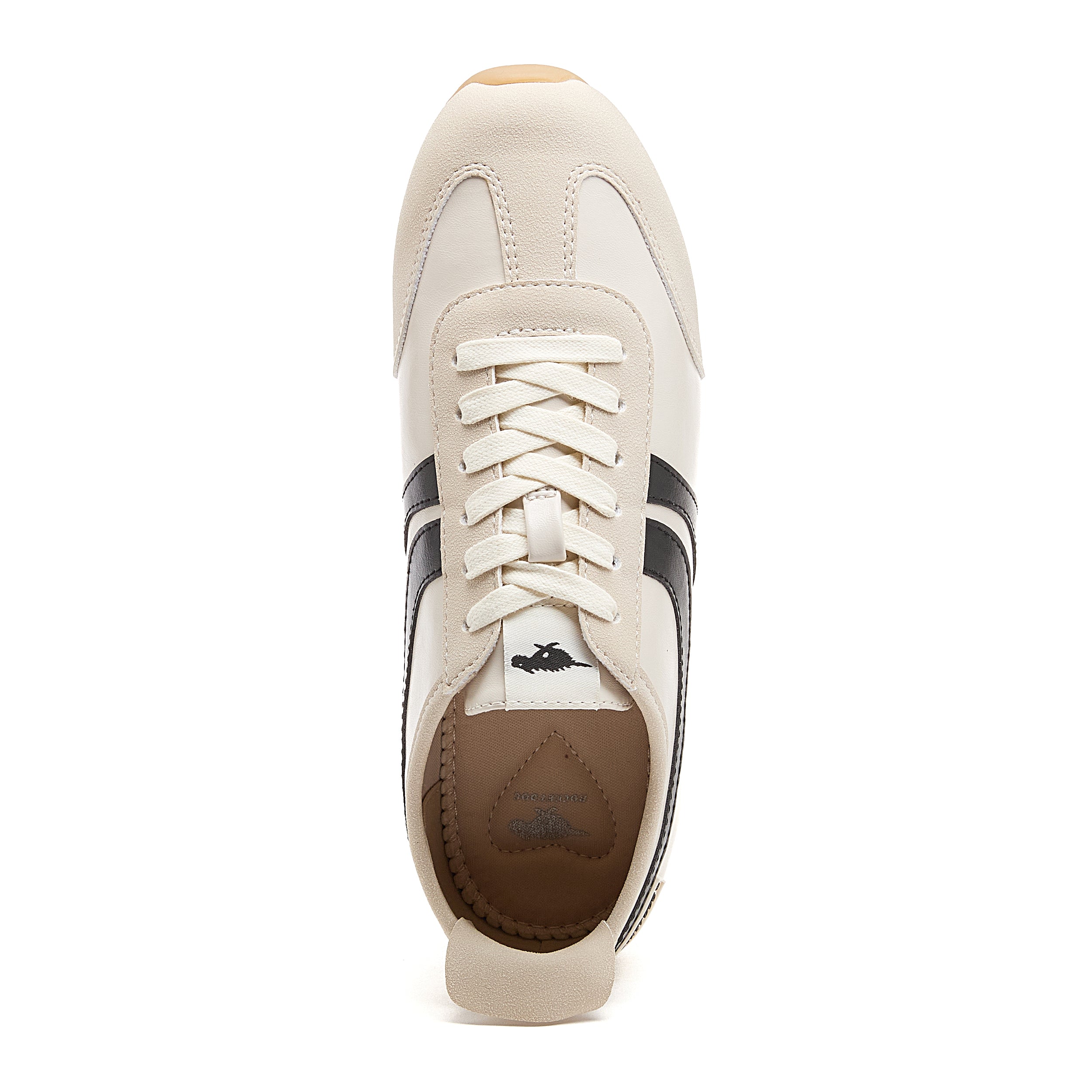 Destin Off White and Black Sneakers - Image 3