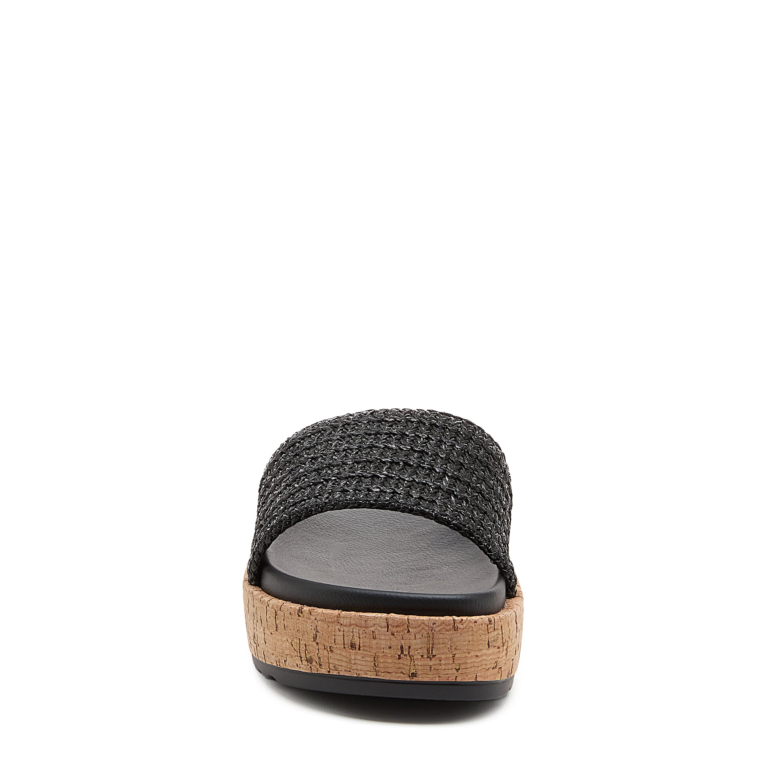 Fay Black Slide Sandals - Image 6