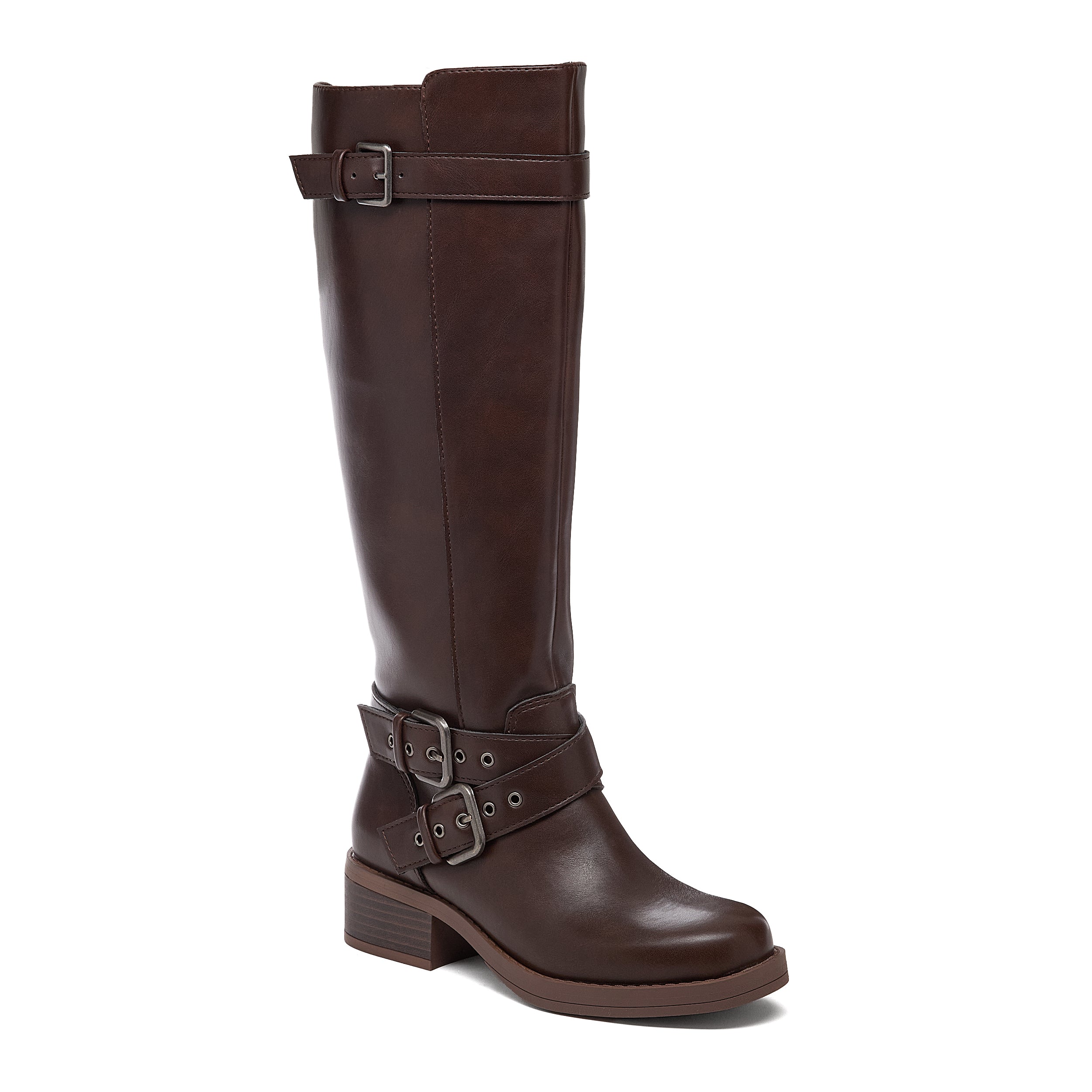 Fillie Dark Brown Tall Boots - Image 3