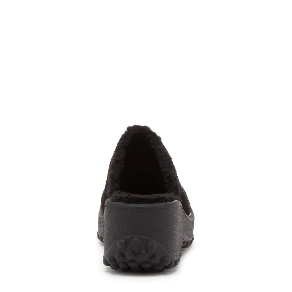 Fran Nubuck Black Clog - Image 4