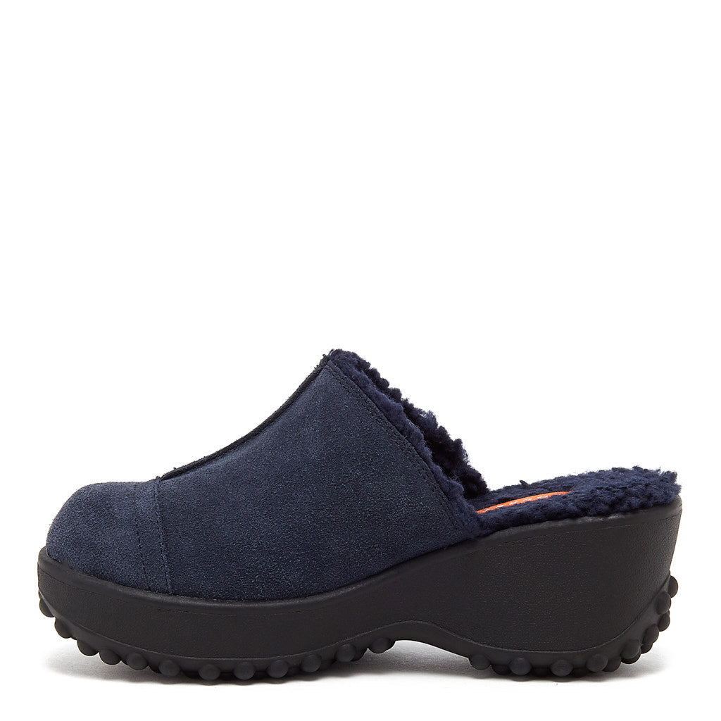 Fran Navy Suede Clog - Image 5