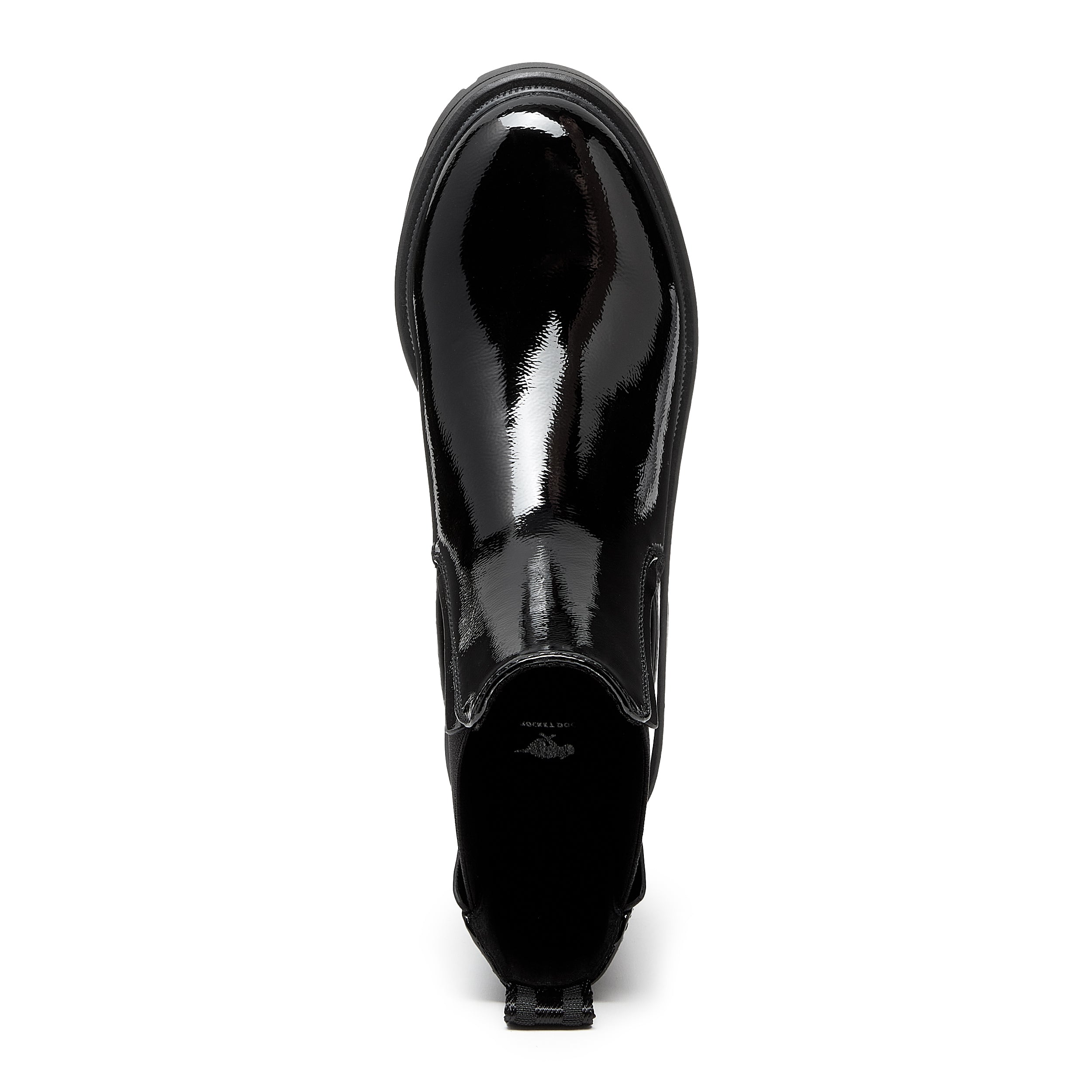 Iggie Black Patent Chelsea Boot - Image 2