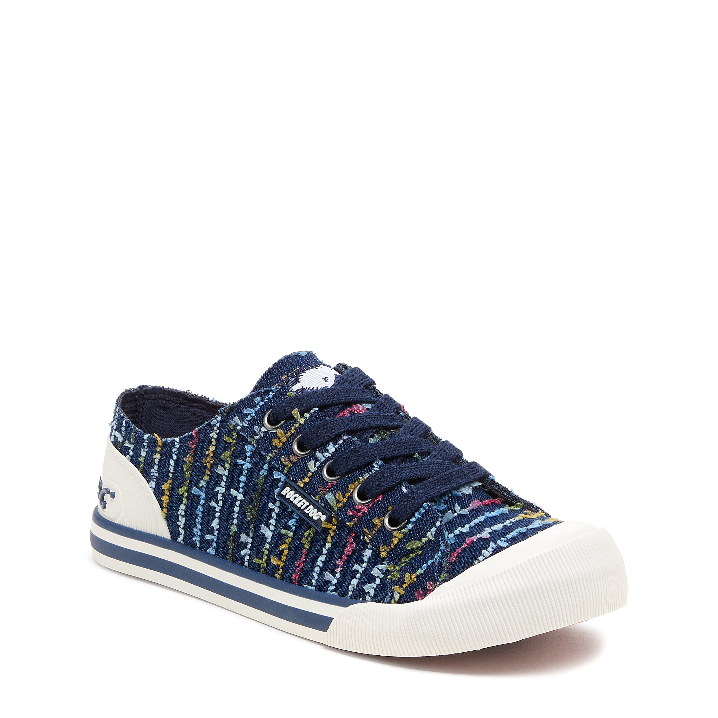 Jazzin Blue Radio Stripe Sneaker - Image 3