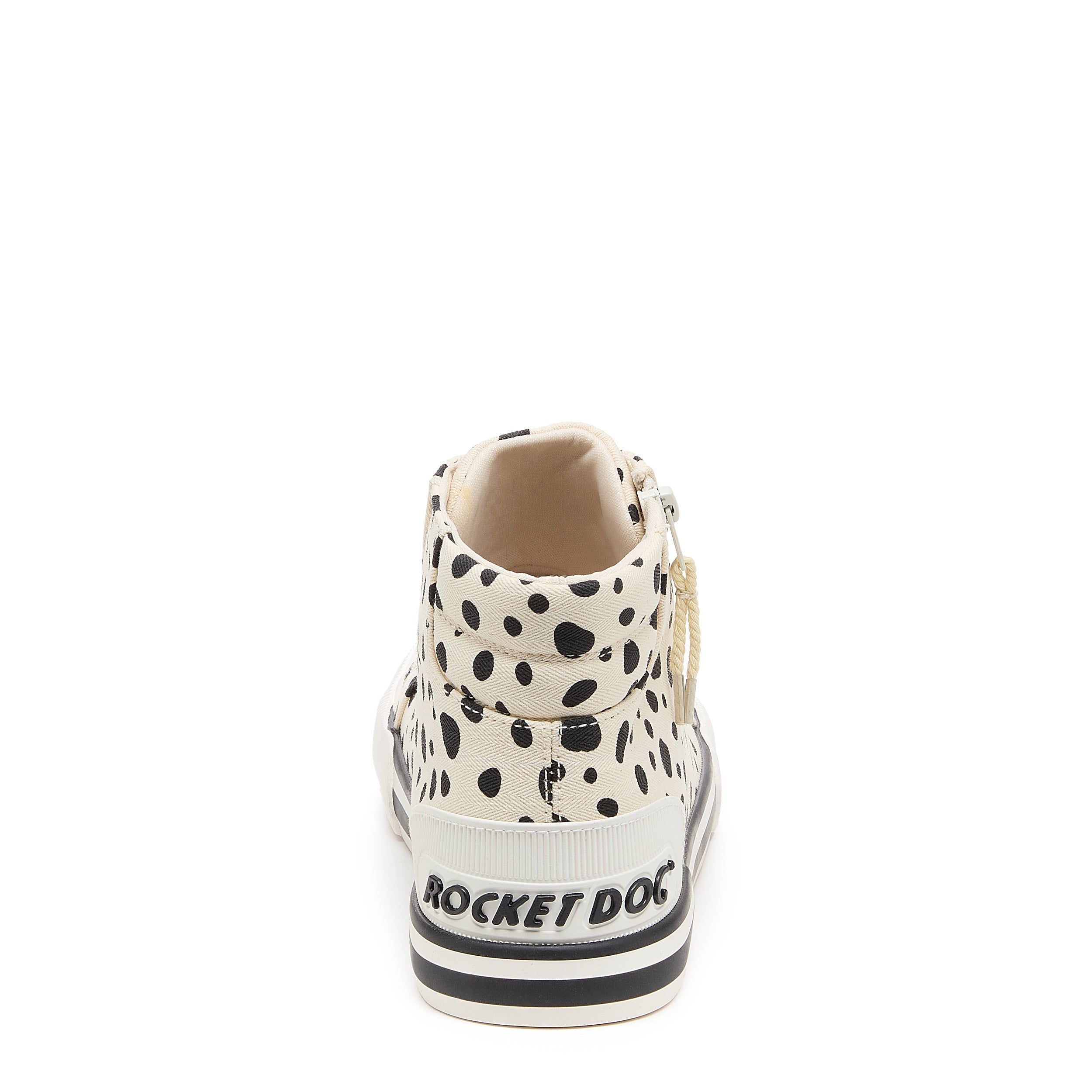 Jazzin Off White Spotty High-top Sneakers - Image 6