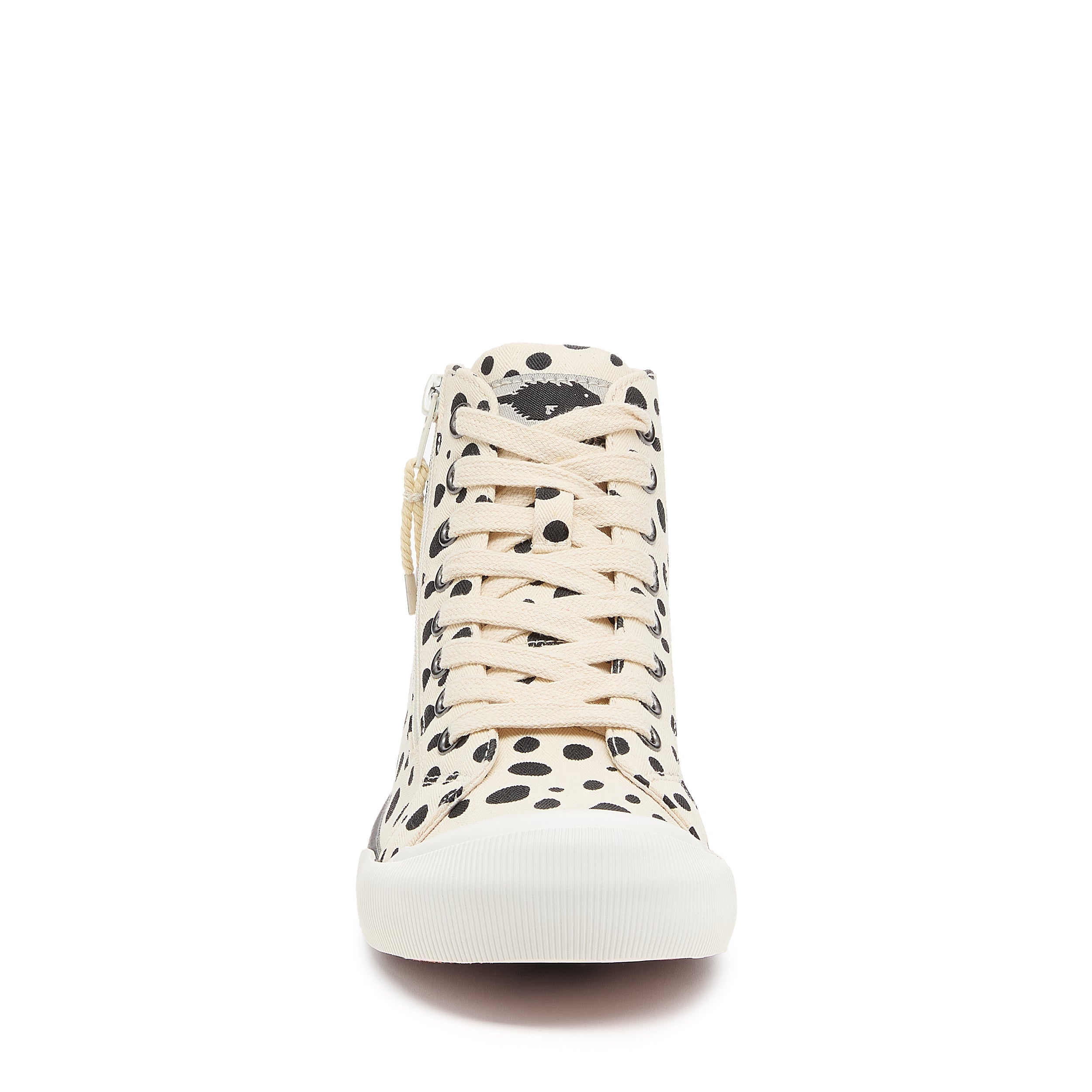 Jazzin Off White Spotty High-top Sneakers - Image 7