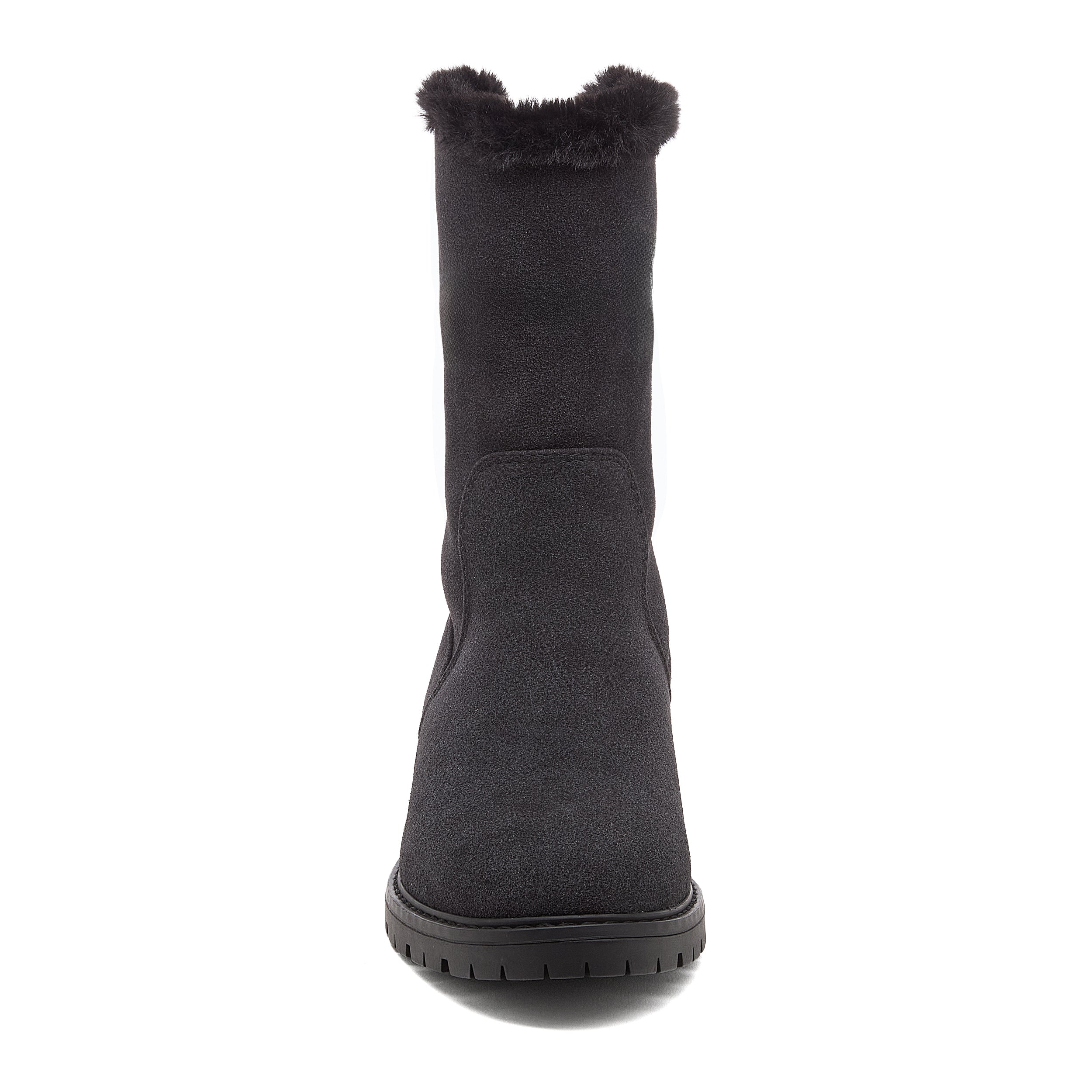 Niche Black Cuffed Ankle Boots - Image 12