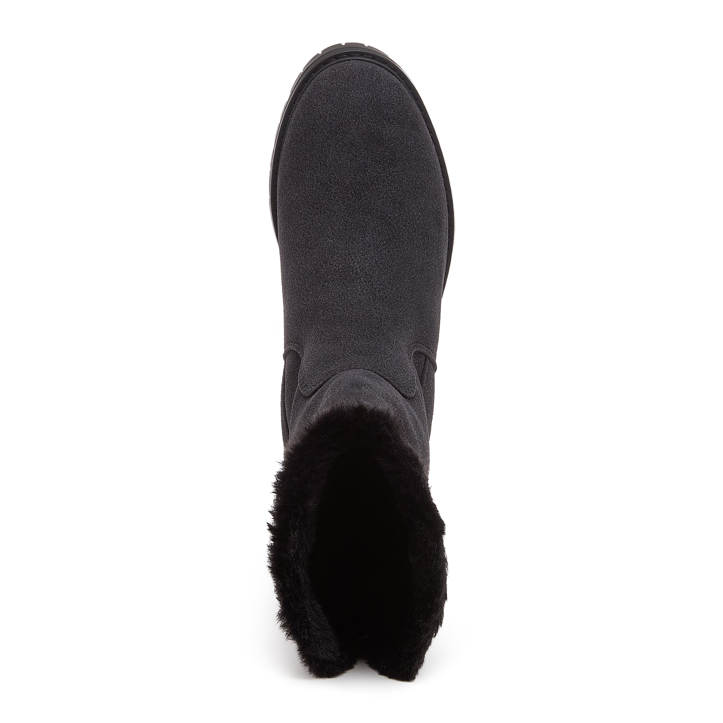 Niche Black Cuffed Ankle Boots - Image 13