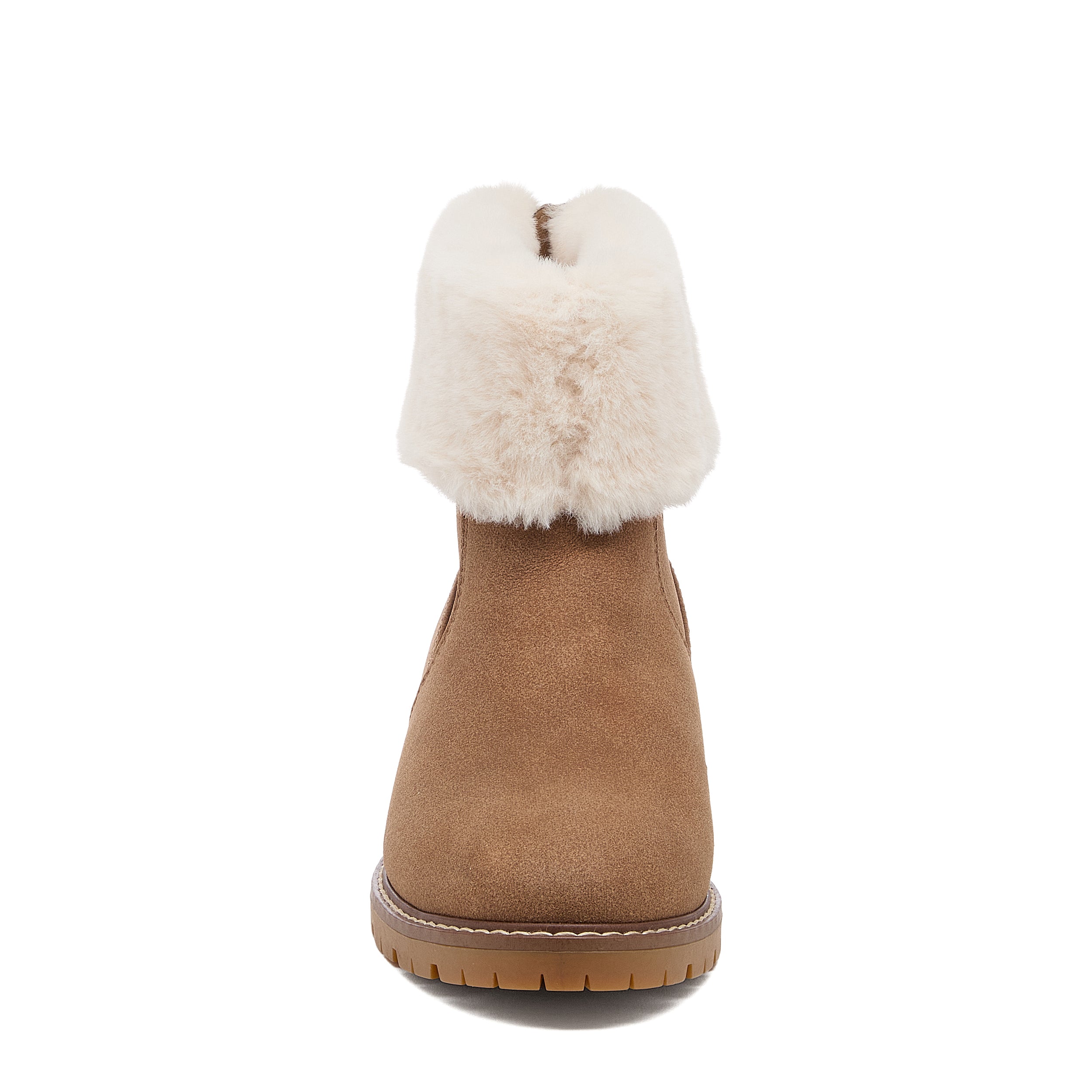 Niche Walnut Cuffed Ankle Boots - Image 6