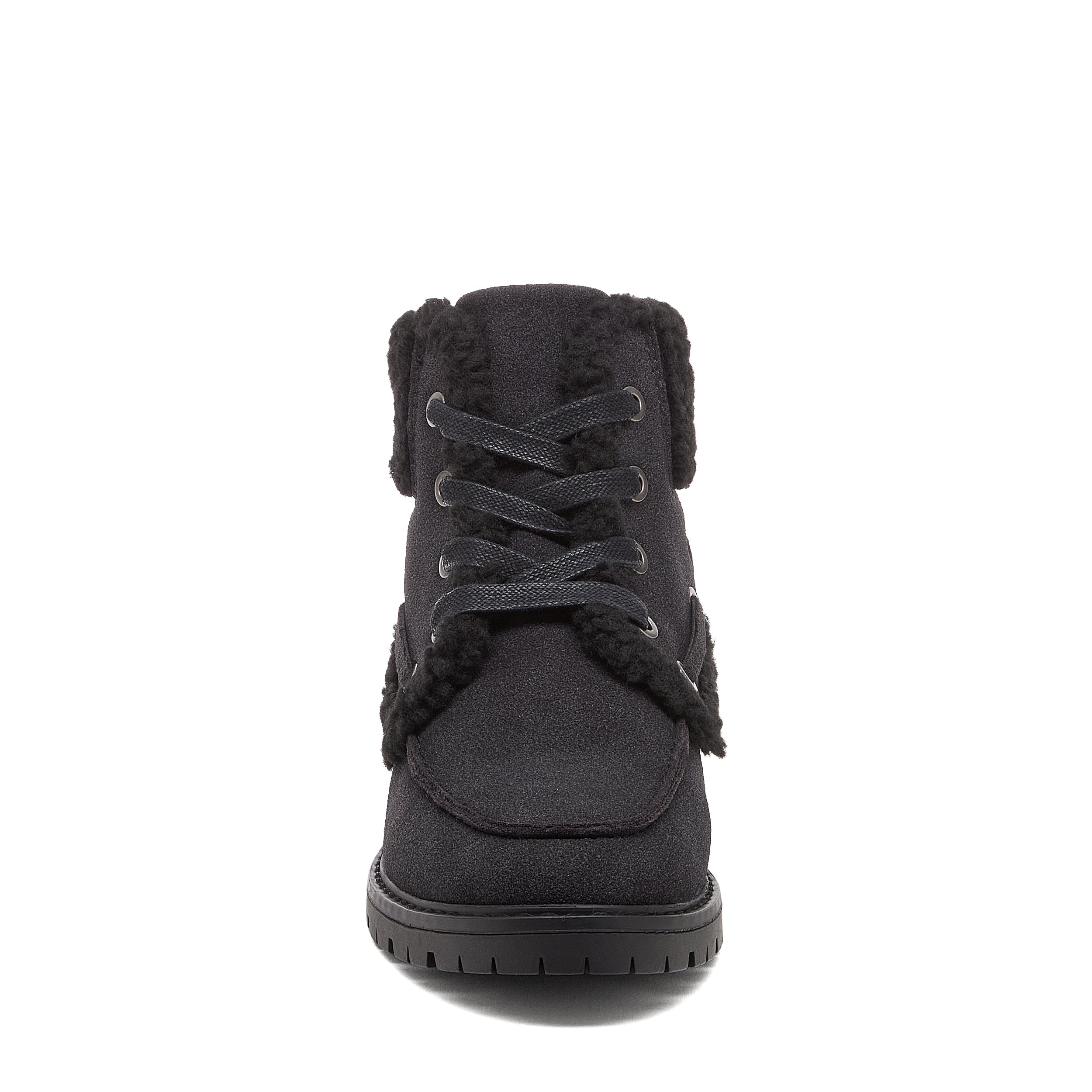 Nixie Black Cuffed Ankle Boots - Image 6