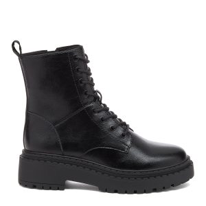 Prima Black Combat Boots