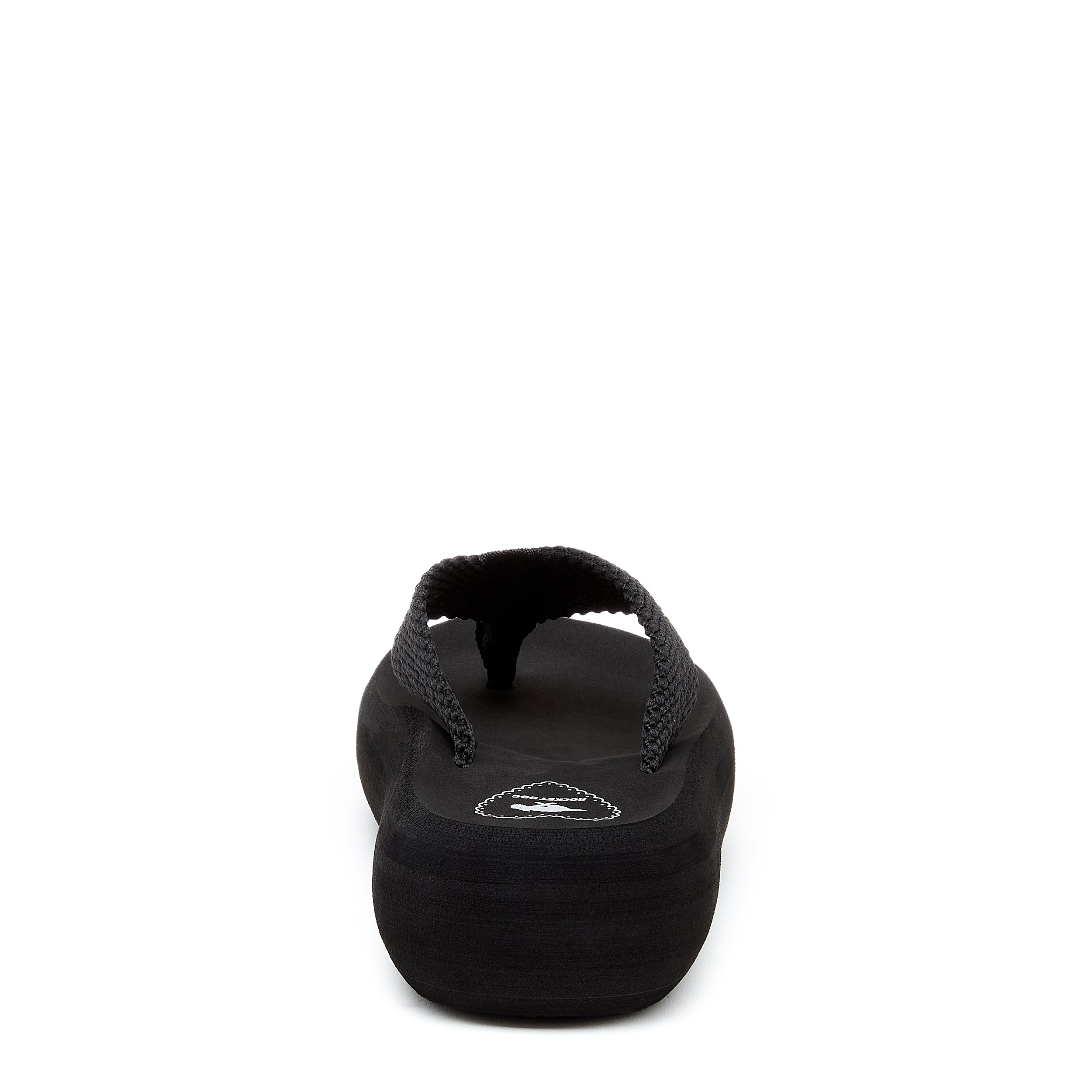 Sandy Black Webbing Platform Flip Flop - Image 6