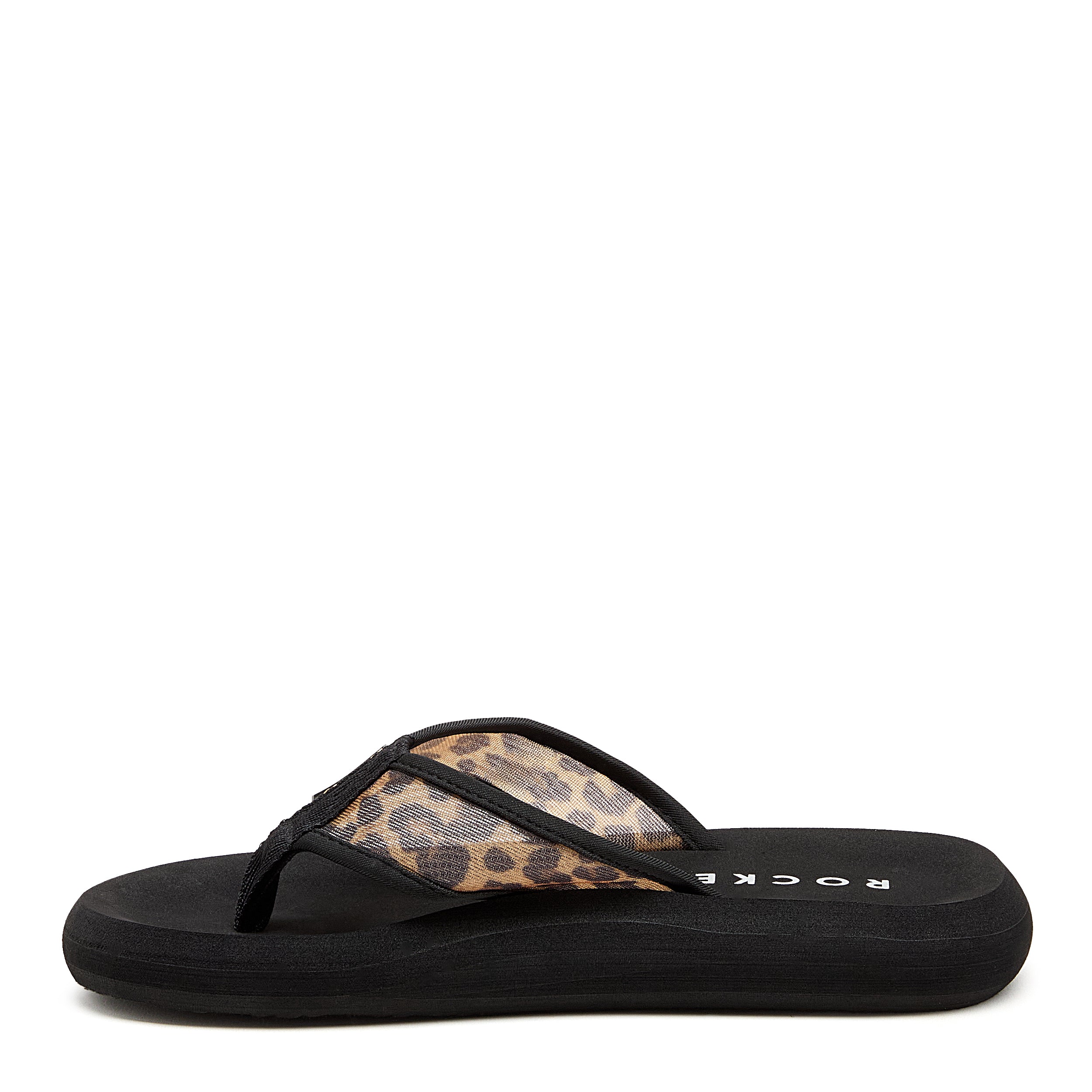 Spotlight Leopard Mesh Flip Flops - Image 4