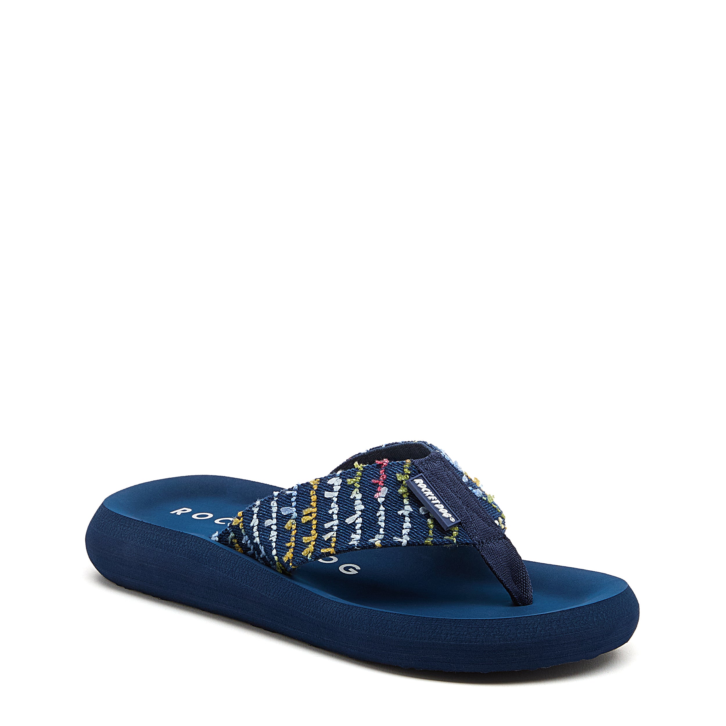 Spotlight Navy Multi Flip Flops - Image 3