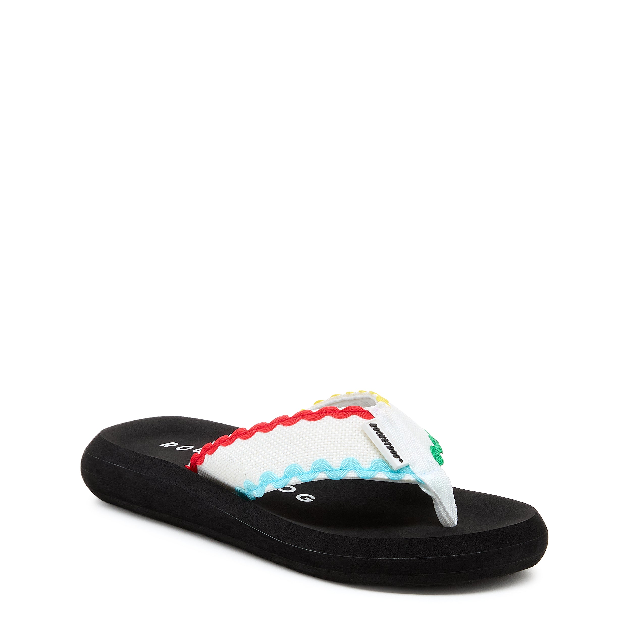 Spotlight White Multi Flip Flop - Image 3