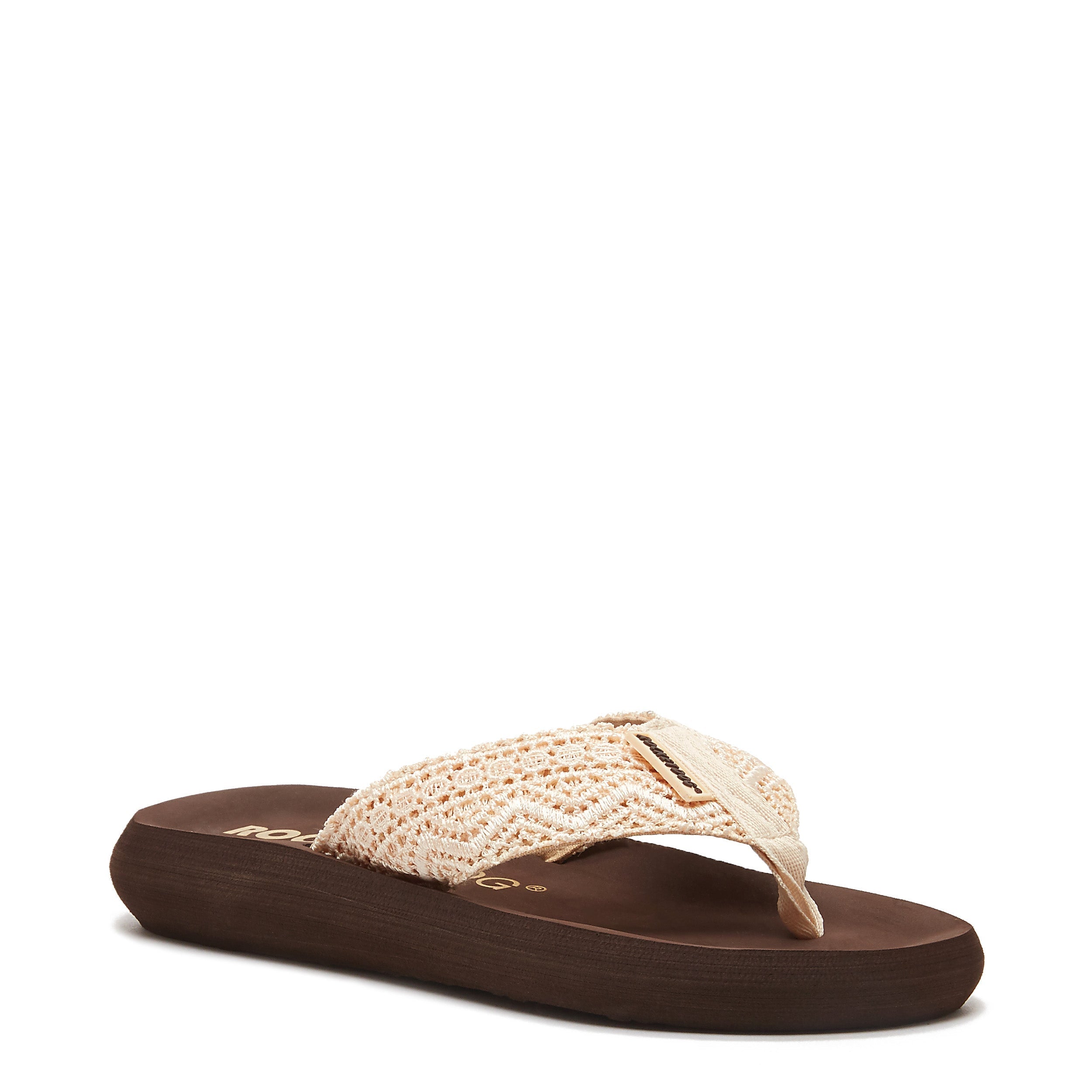 Sunset Natural Crochet Flip Flop - Image 3