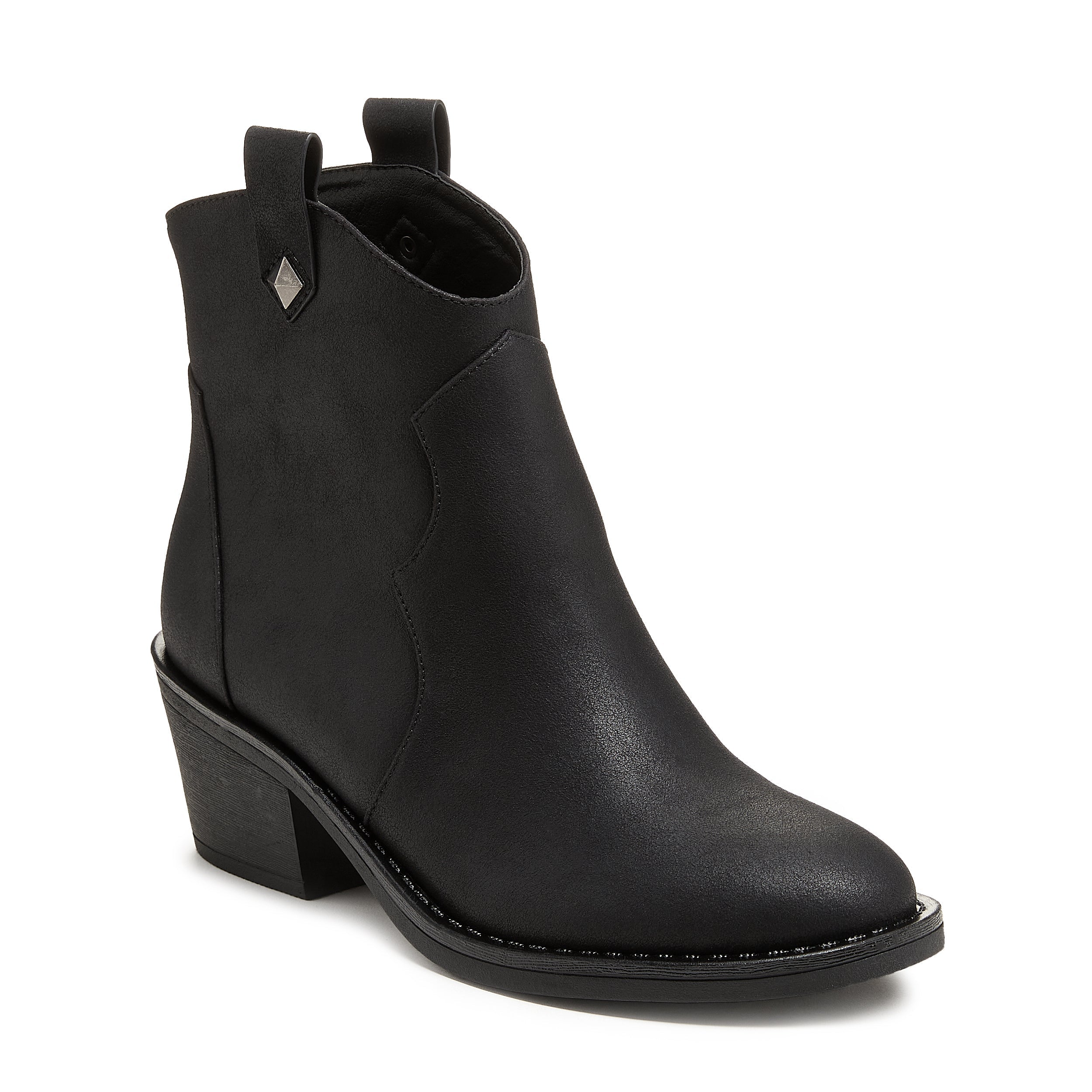 Yolanda Black Western Bootie - Image 3